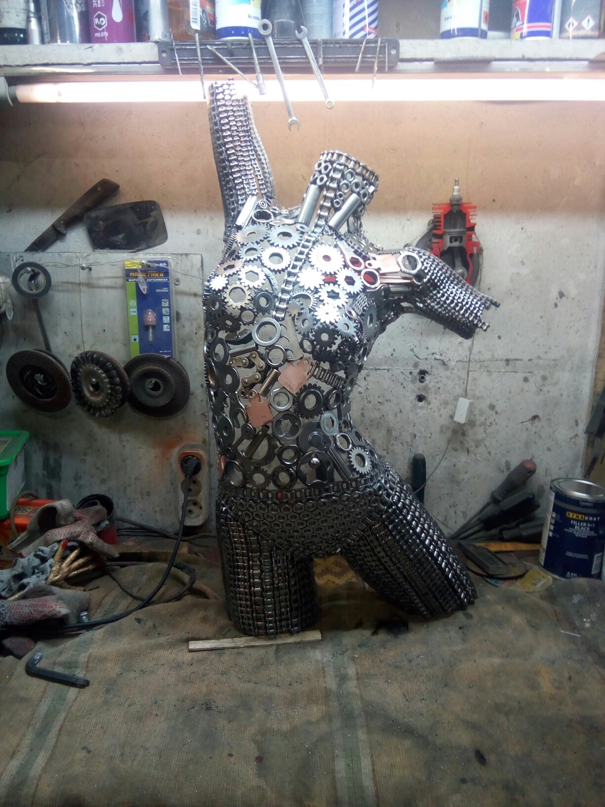 From scrap metal - Sculpture, Scrap metal