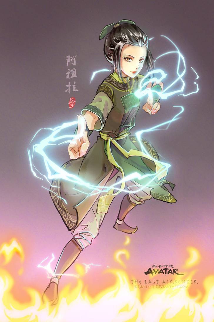 In the Earth Kingdom - Avatar: The Legend of Aang, Art, Animated series, Azula, Tai li, Longpost, 