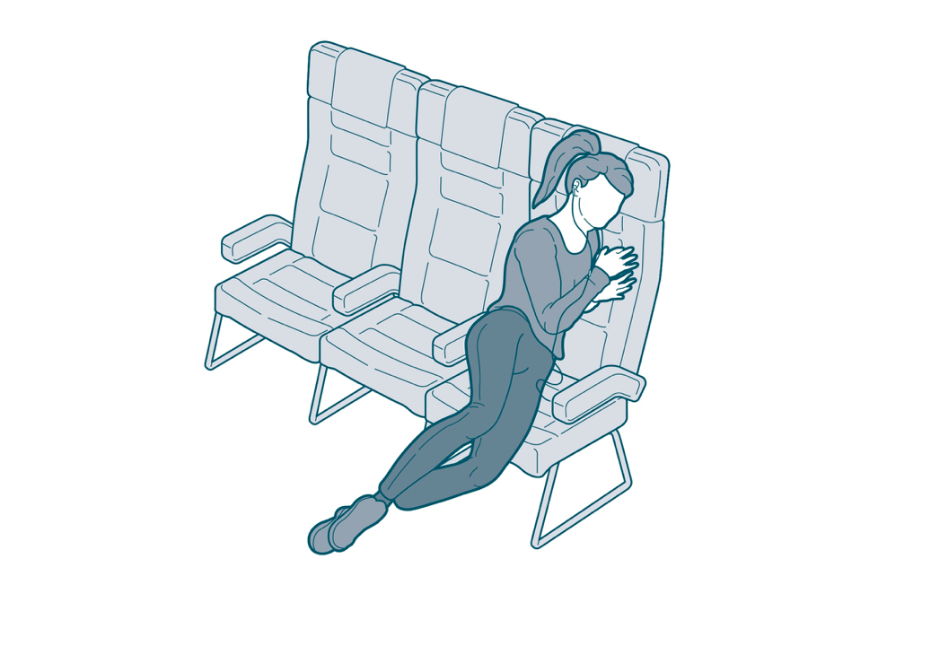 17 Weird Flight Sleeping Positions Recommended by Real Travelers - A life, Peace, Travels, Advice, Laughter (reaction), Technologies, Flight, Curiosity, Longpost