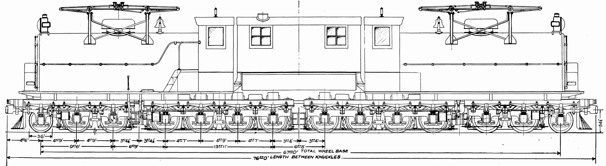 Bipolar electric locomotive - Railway, Electric locomotive, USA, Longpost, Retrotechnics, Video