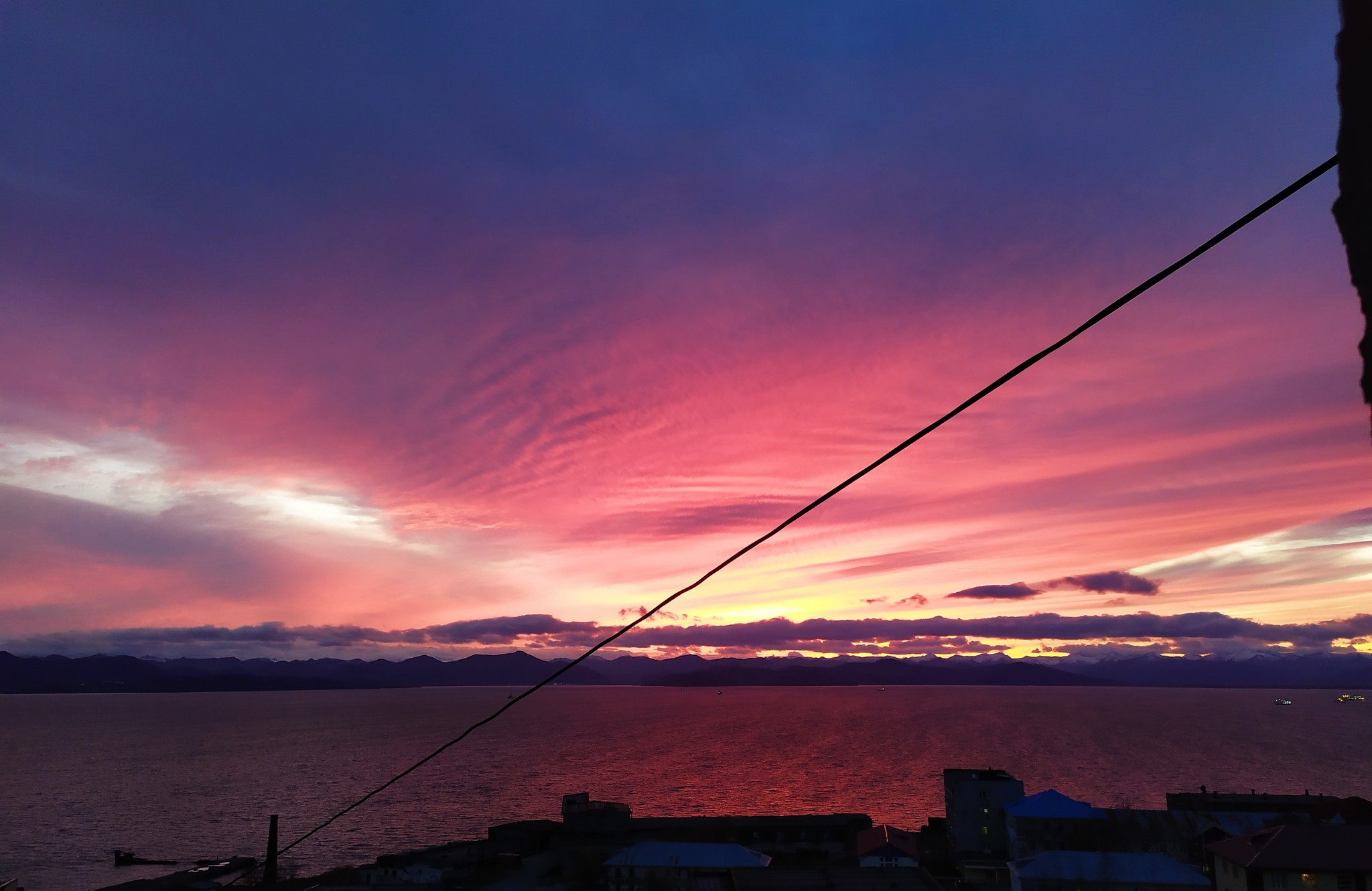 View from the window of Kamchatka - My, Kamchatka, Petropavlovsk-Kamchatsky, View from the window