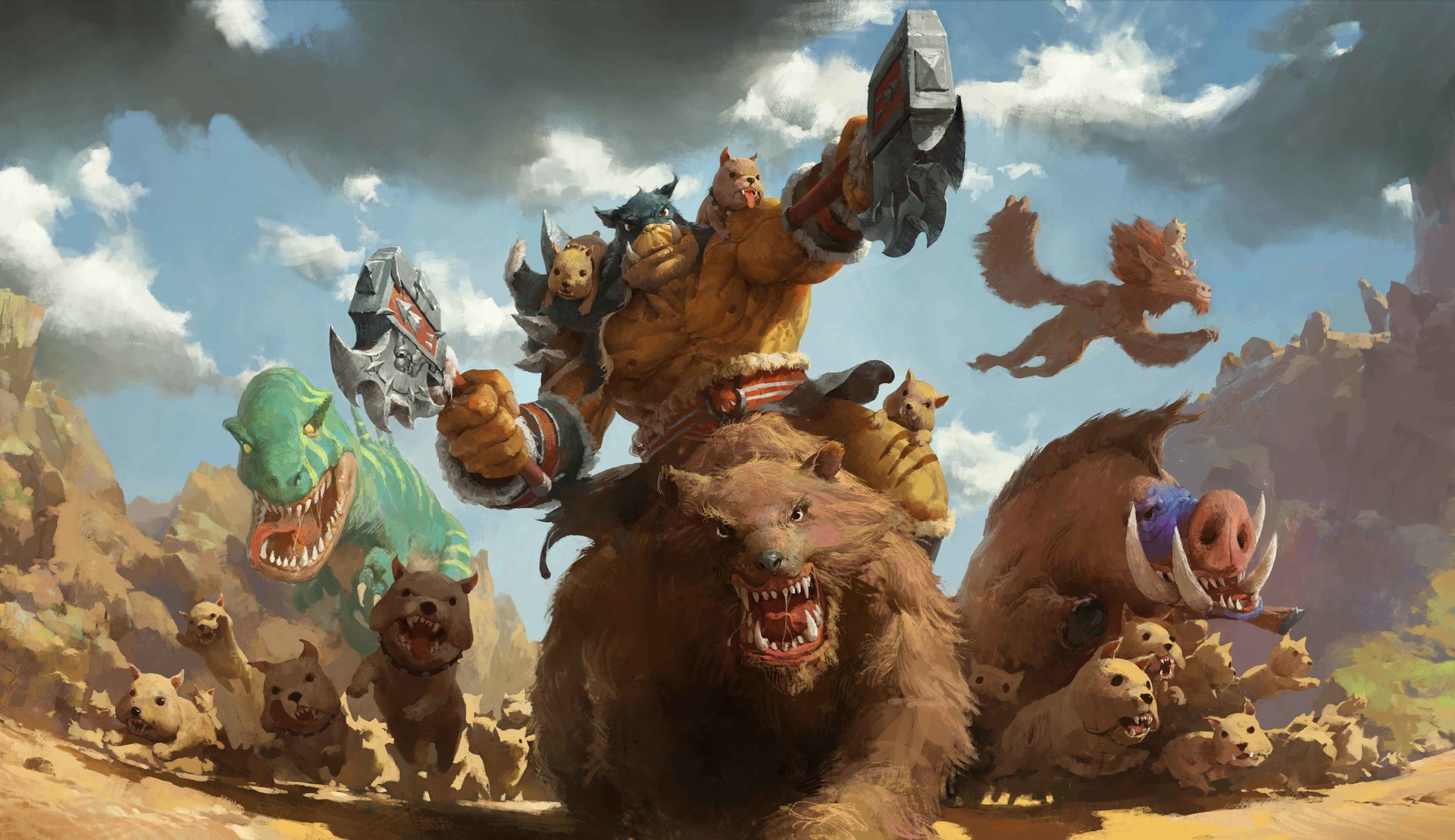 Briefly about Rexxar. From the forest to the plot - My, Longpost, Bayun's bestiary, World of warcraft, Rexar, Ncrow, Bob Kehl, Rui Zhang, Wei Wang