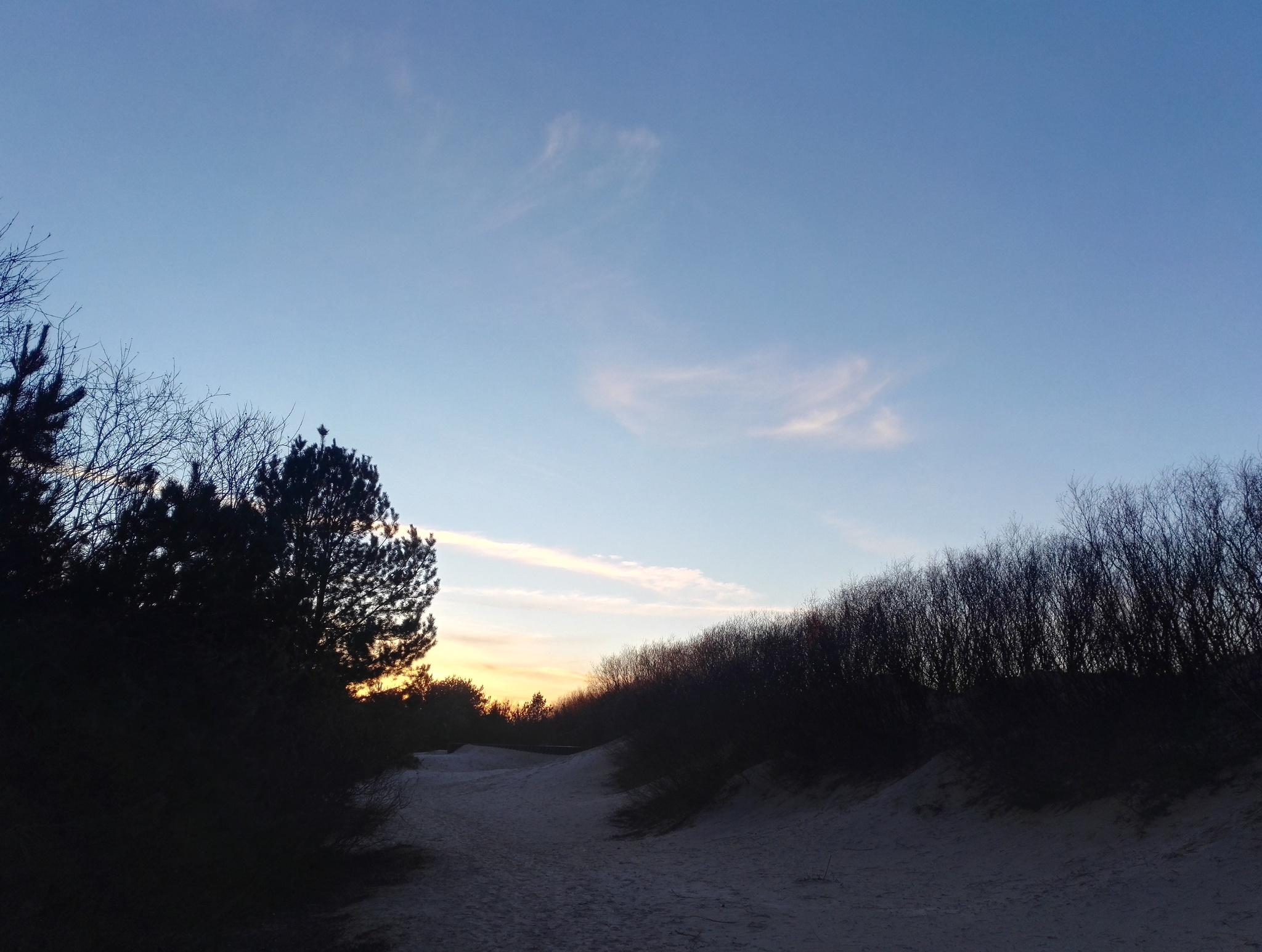 Sunset on the sea - My, Sunset, Sea, Nature, Dunes, Golden hour, The photo, Longpost