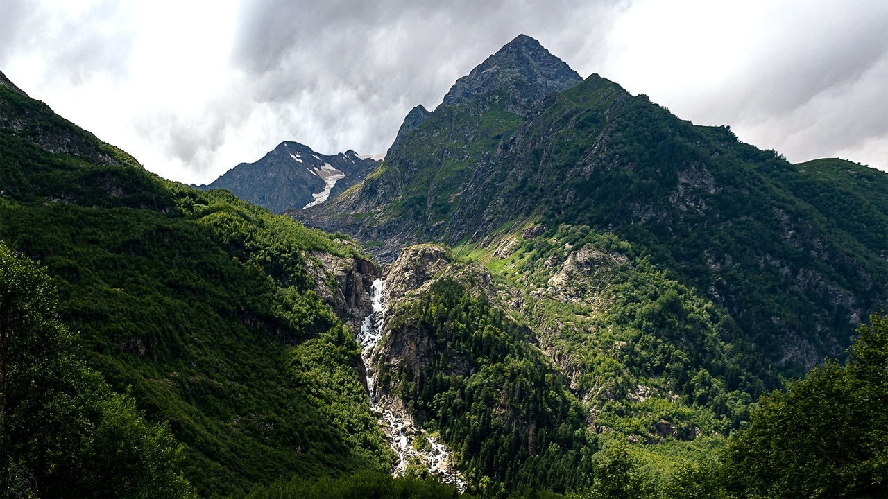 Best Shots from Travel to Dombay - My, Dombay, Dombay-Ulgen, The mountains, Glacier, Russia, Nature, The photo, Art, Video, Longpost