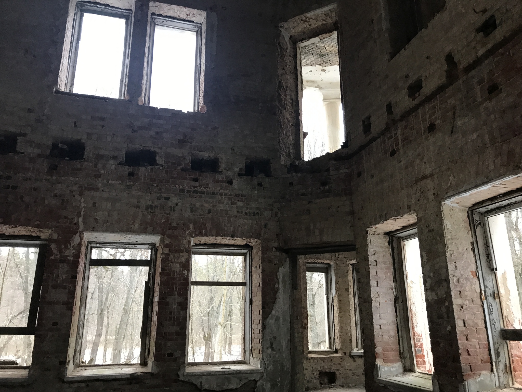 Russian eclecticism | Ruins of a boyar estate - My, Travels, Tourism, Abandoned, Manor, Pavlishchev Bor Estate, Video, Longpost