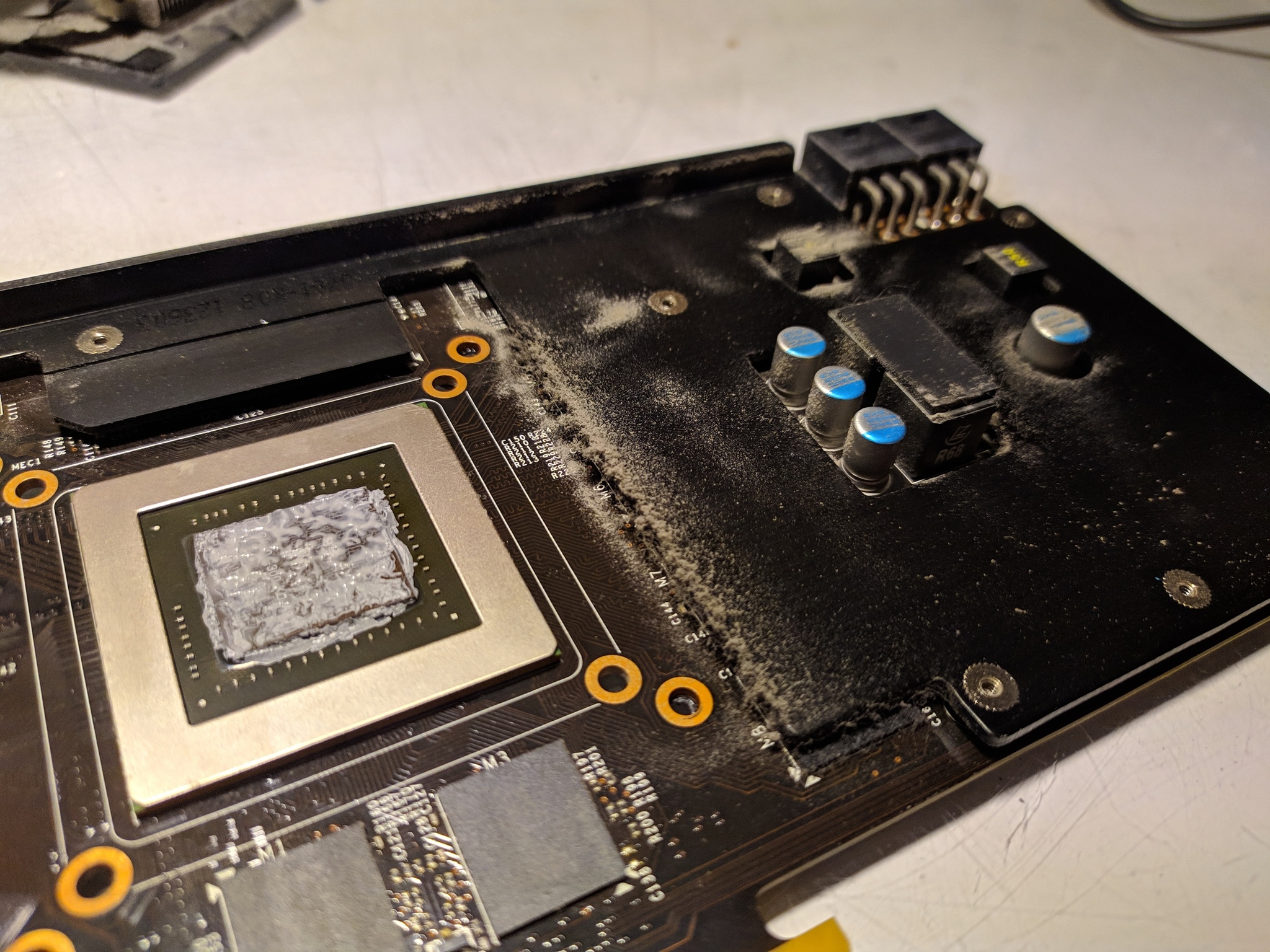 MSI GTX660ti and its Military Class 3 components - My, Repair, Video card, Longpost