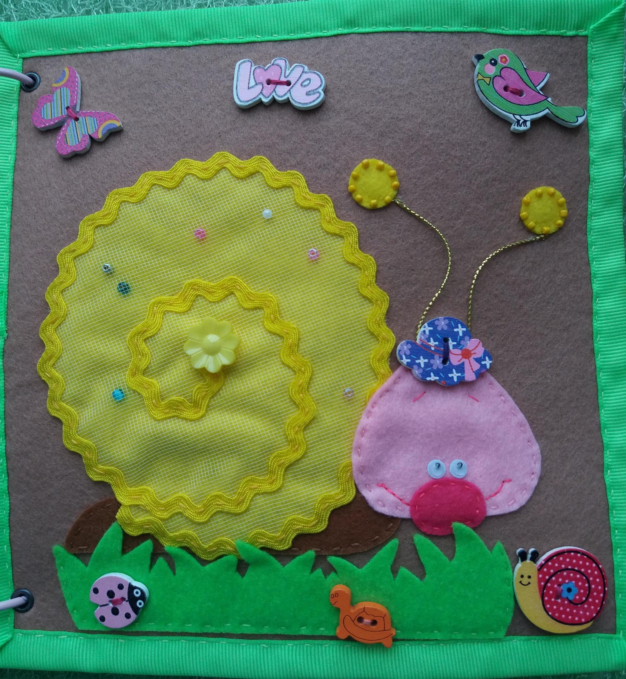 Felt book - My, Developing, Handmade, Children, With love, Fine motor skills, Longpost, Needlework without process