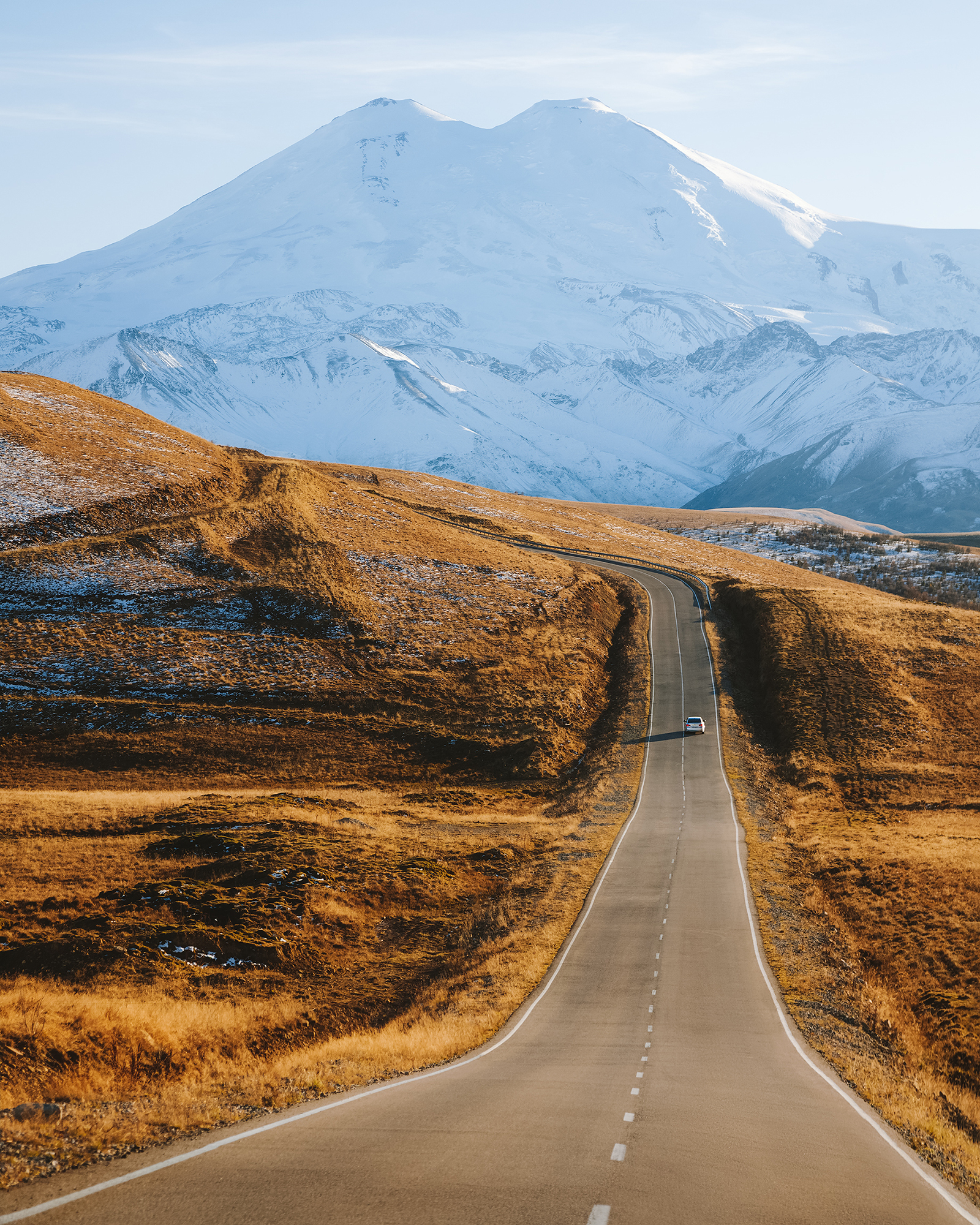 Road Kislovodsk - Jily-Su - My, Caucasus, The mountains, Road, The photo, Elbrus, Beautiful view, Travels