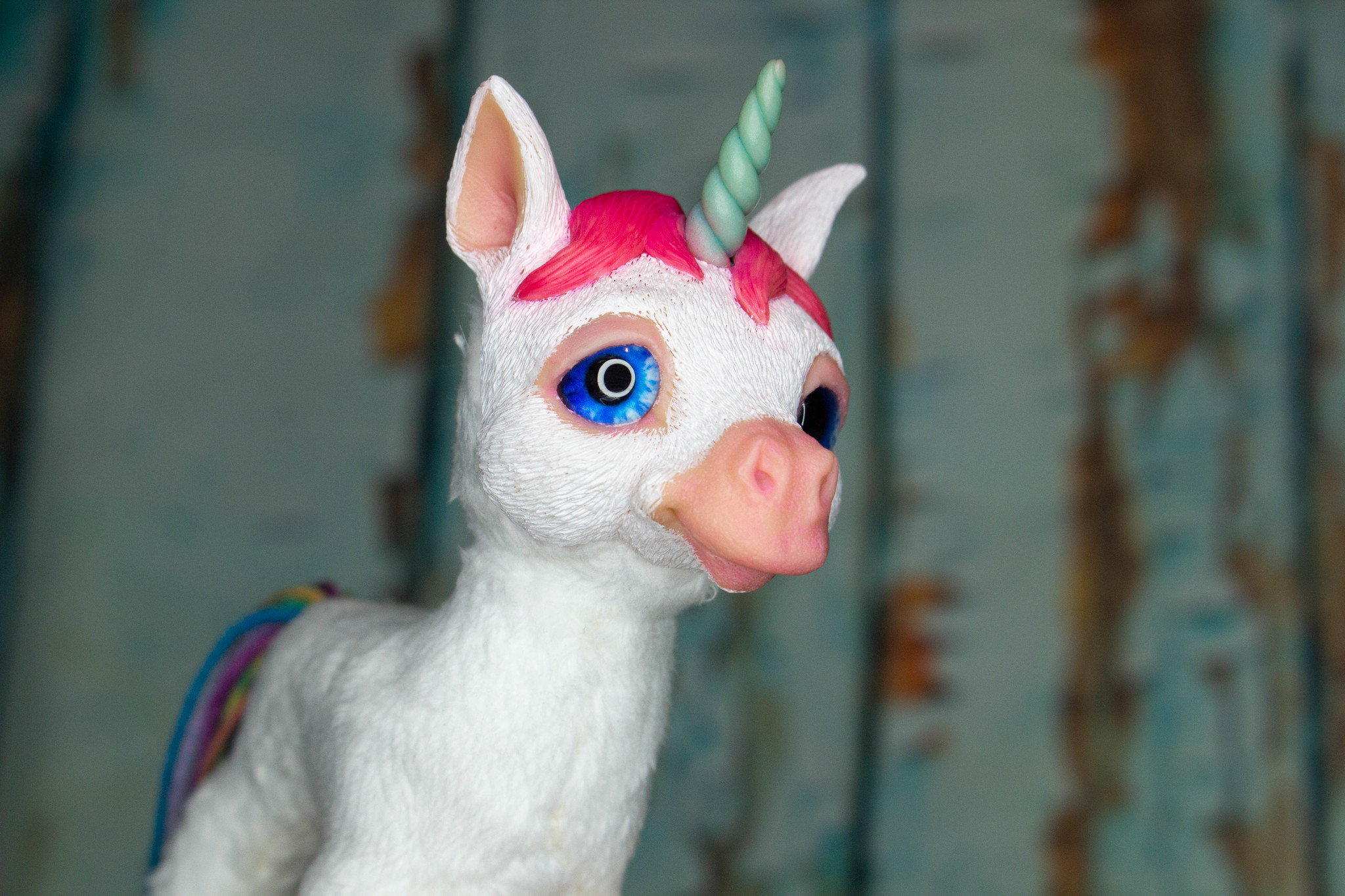 Unicorn - My, Polymer clay, Needlework without process, Unicorn, Author's toy, Longpost