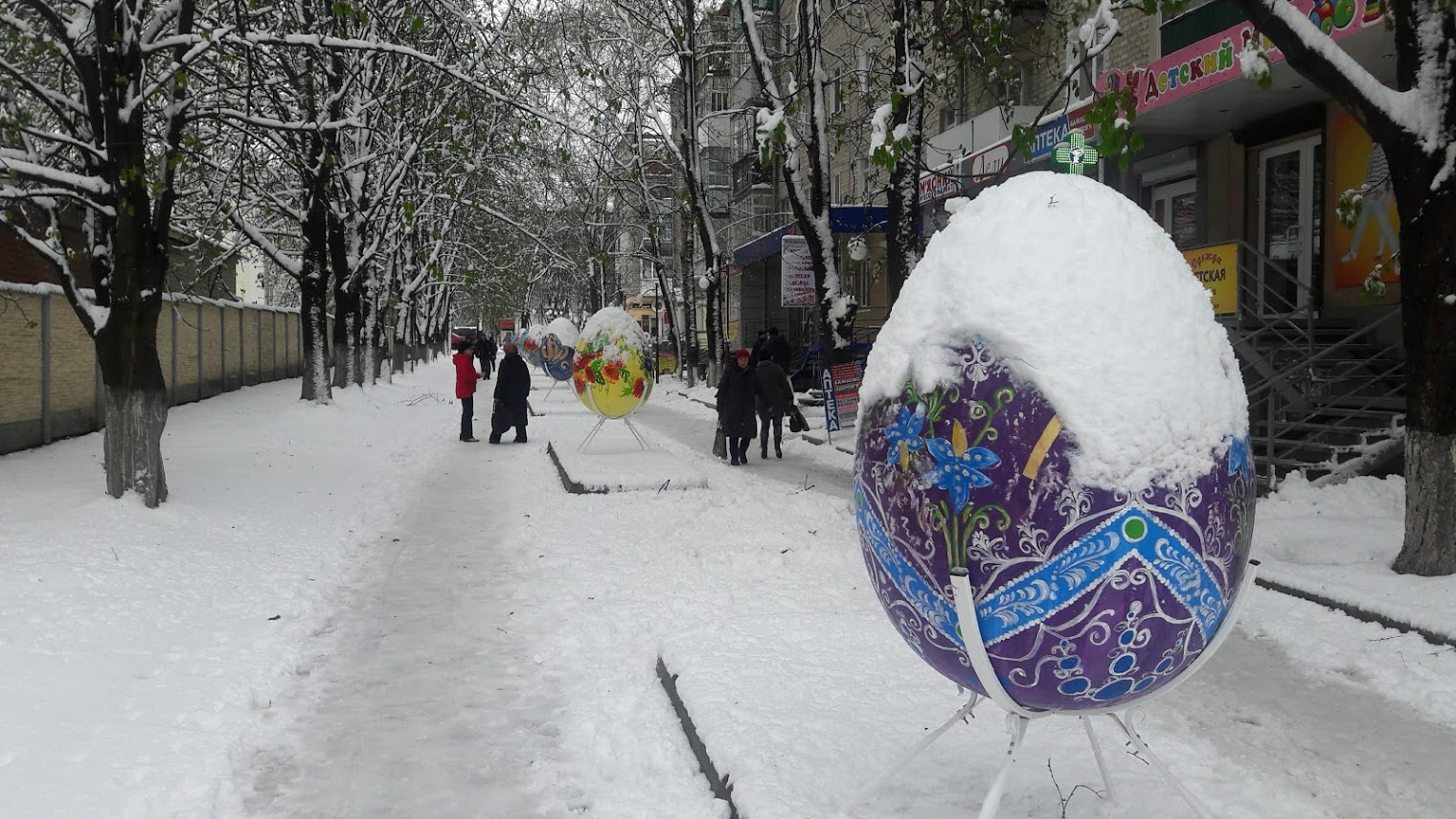 Reply to the post “February. Two days difference - My, Weather, February, Snow, Volgograd, April, Kharkiv Oblast, Reply to post, Longpost