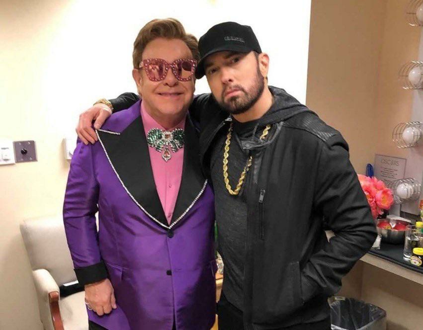 Eminem and Elton John at the Oscars - The photo, Celebrities, Elton John, Eminem, Oscar