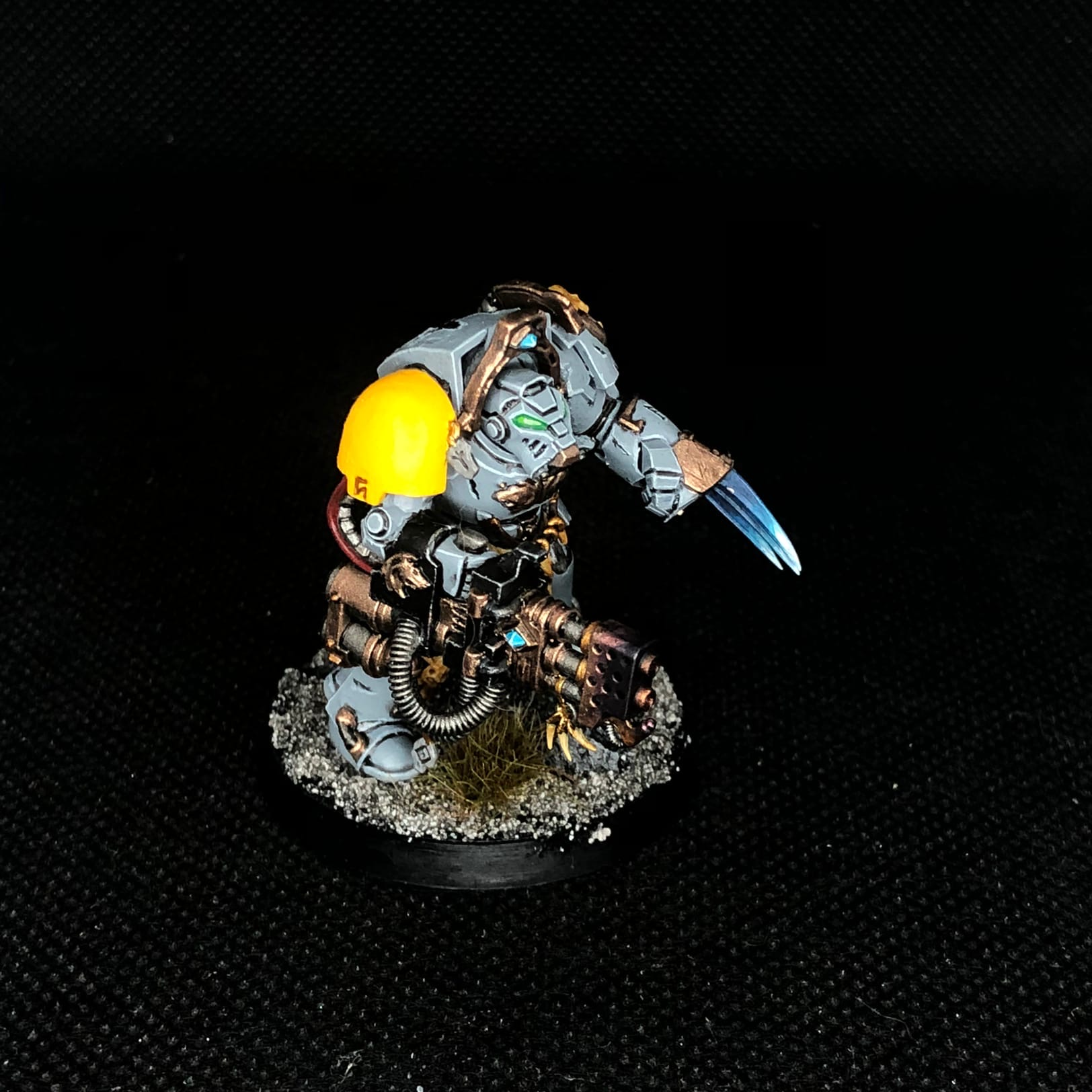 A little Wolf Guard for your feed - My, Wh miniatures, Warhammer 40k, Space wolves, Miniature, Wh painting, Longpost