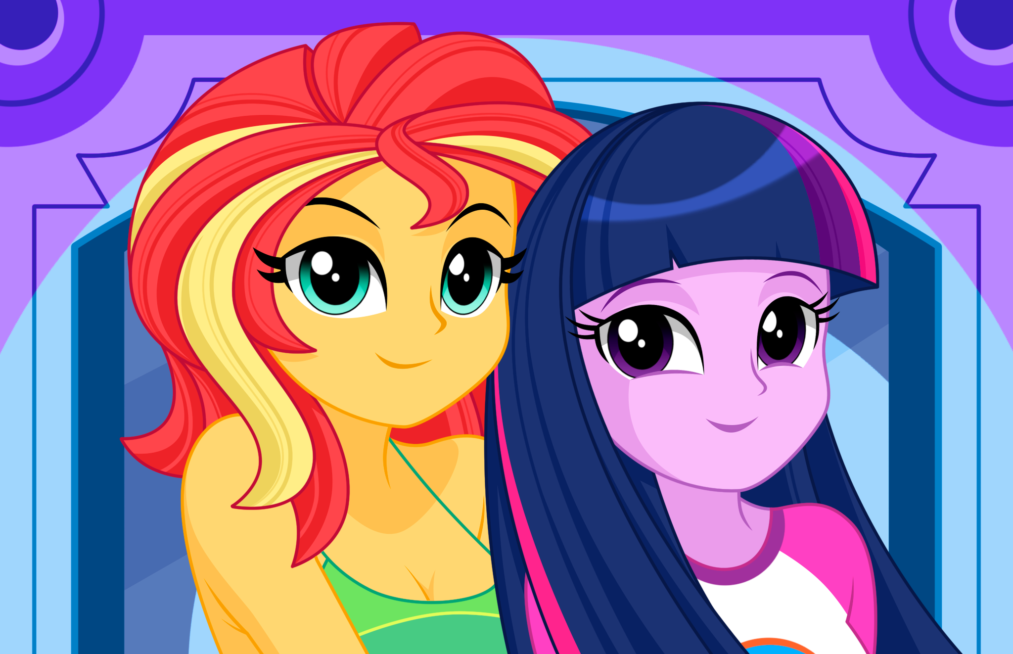 Sunset... Well, Twilight - My little pony, Equestria girls, Sunset shimmer, Twilight sparkle, Tohupo, Rockset, Rosemilemulberry, Longpost