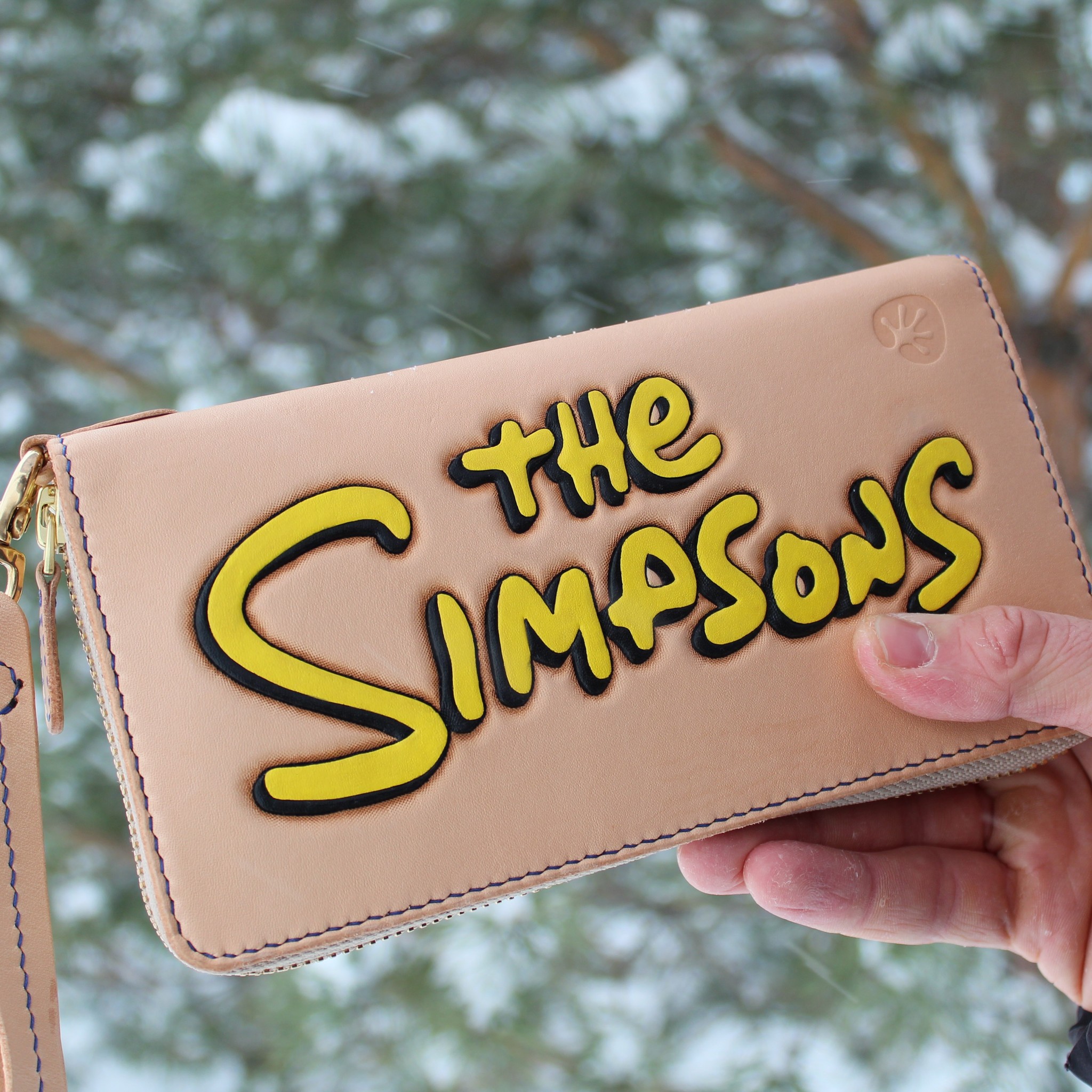 The Simpsons - My, Needlework without process, The Simpsons, Leather, Longpost