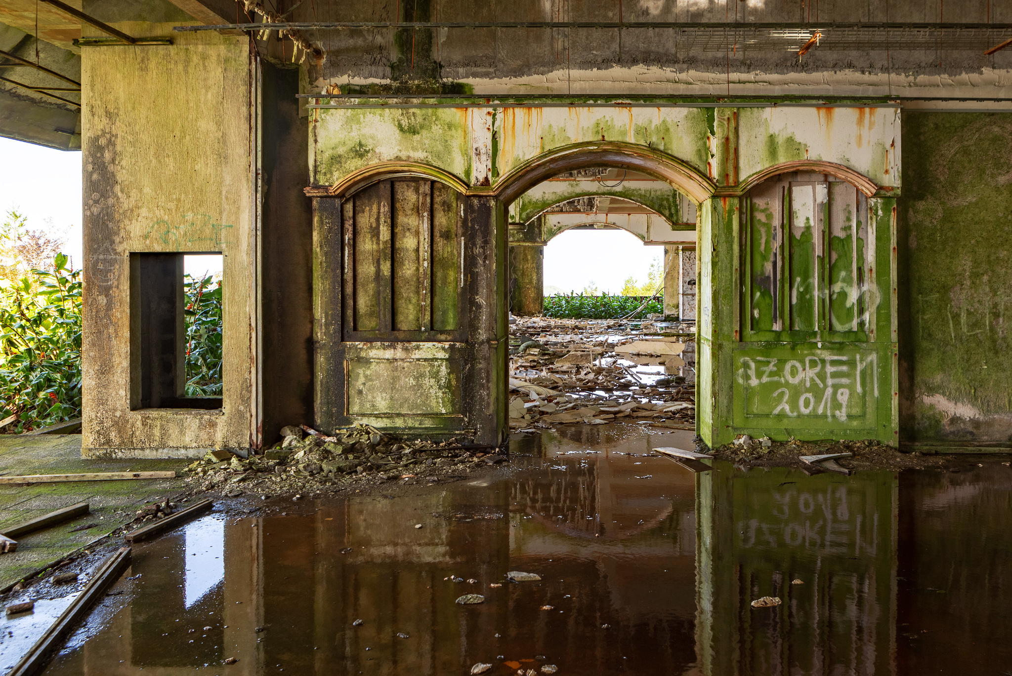 Photography of the hotel Monte Palace - My, Abandoned, Hotel, Portugal, Longpost, Azores