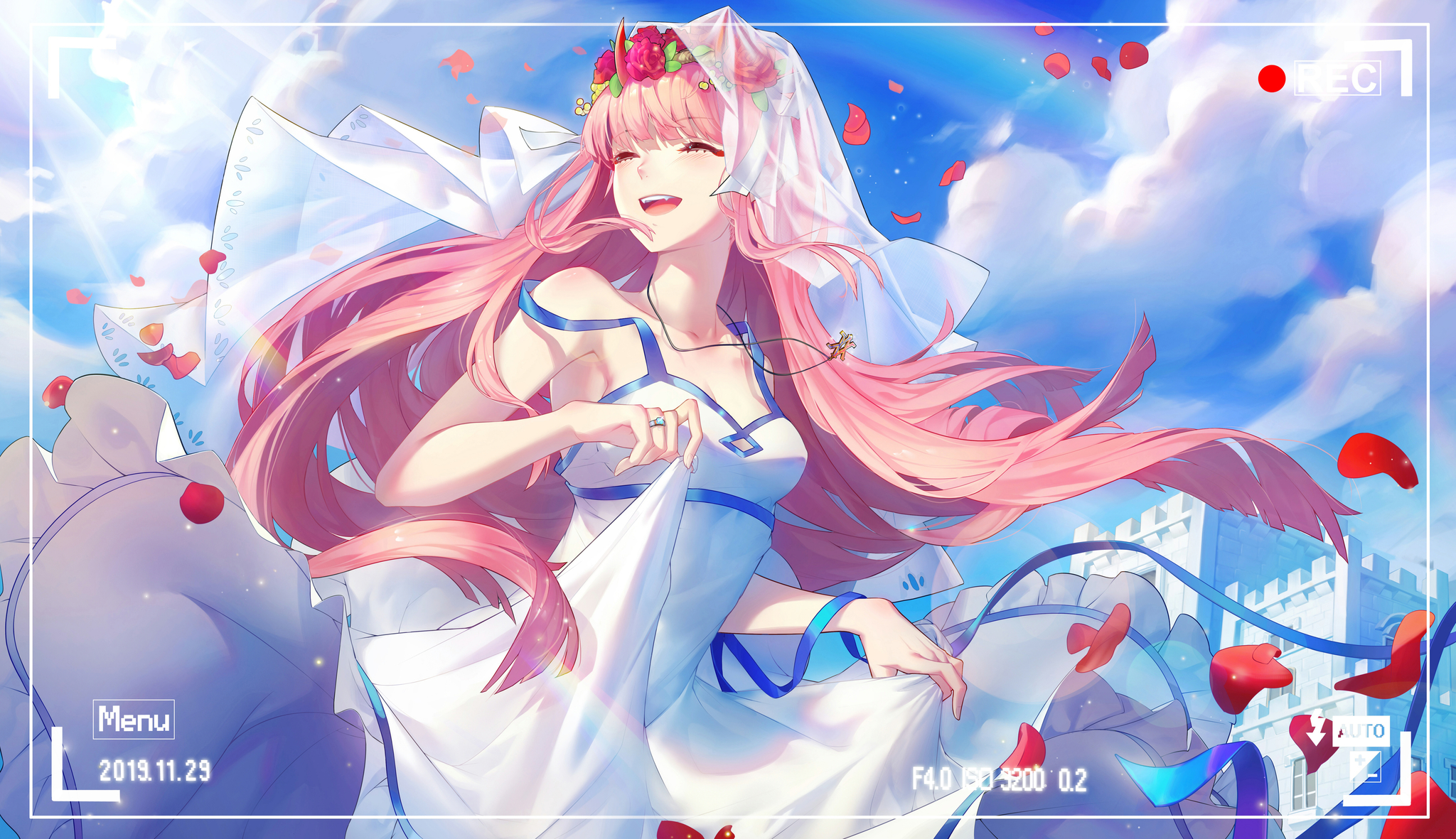 Zero Two - Bride, Anime, Anime art, Zero two, Darling in the Franxx