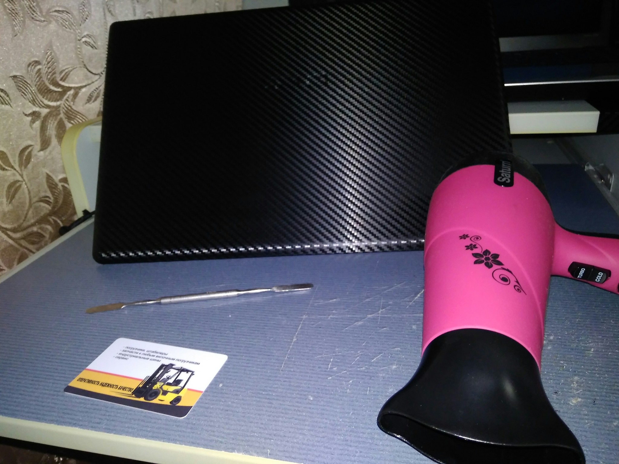 Restoration of a laptop cover. A small guide - My, Notebook, Laptop Repair, Matrix, Longpost