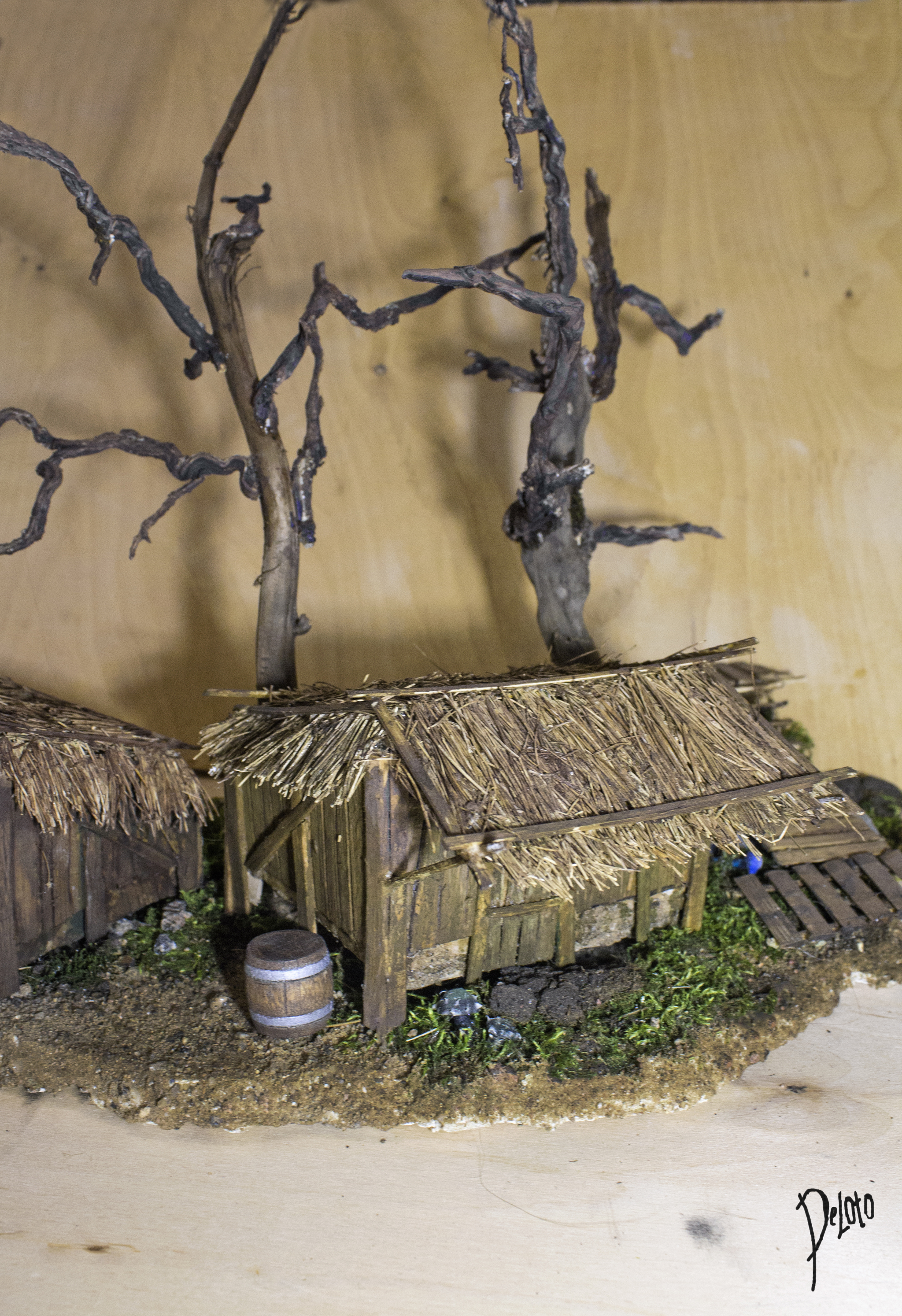 Hla Oud. (Based on TES III: Morrowind) - My, The elder scrolls, Needlework without process, Diorama, Games, Computer games, Retro Games, The Elder Scrolls III: Morrowind, Handmade, Longpost