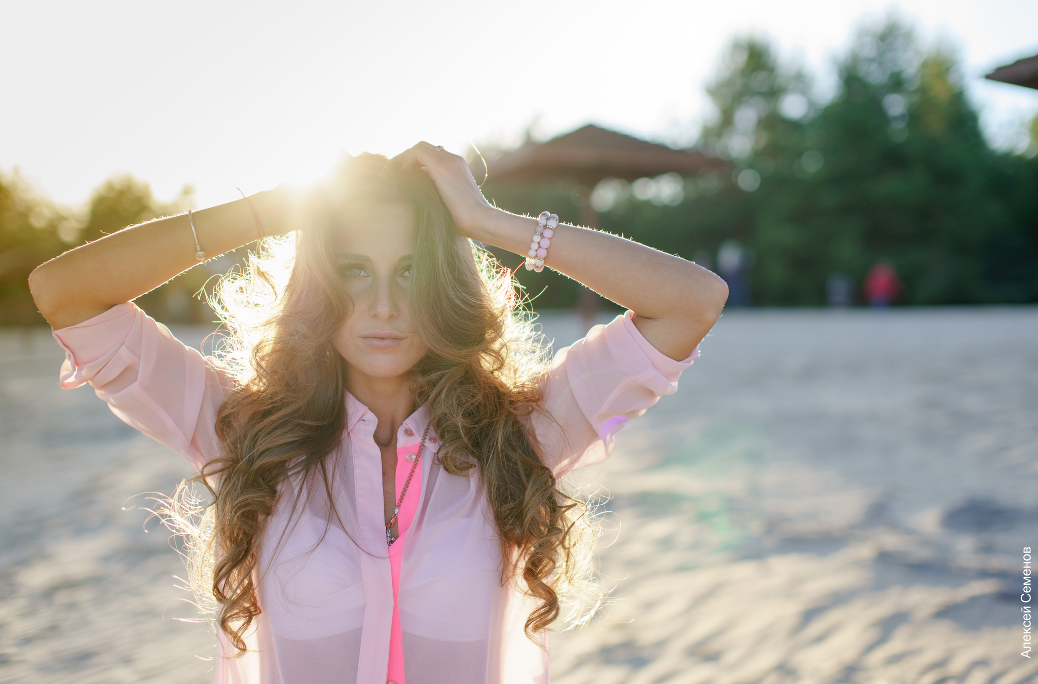 On the Sunset - My, Beach, Sunset, Girls, The photo, PHOTOSESSION, Cheboksary, Longpost