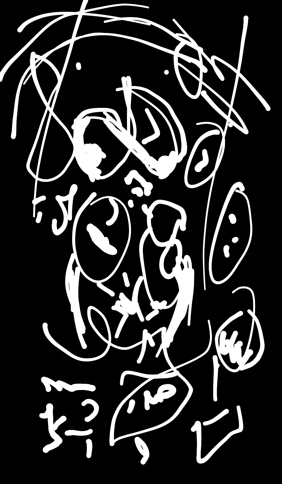 Tested for a minute, drawing on my phone - My, Accident, Drawing, Predisposition