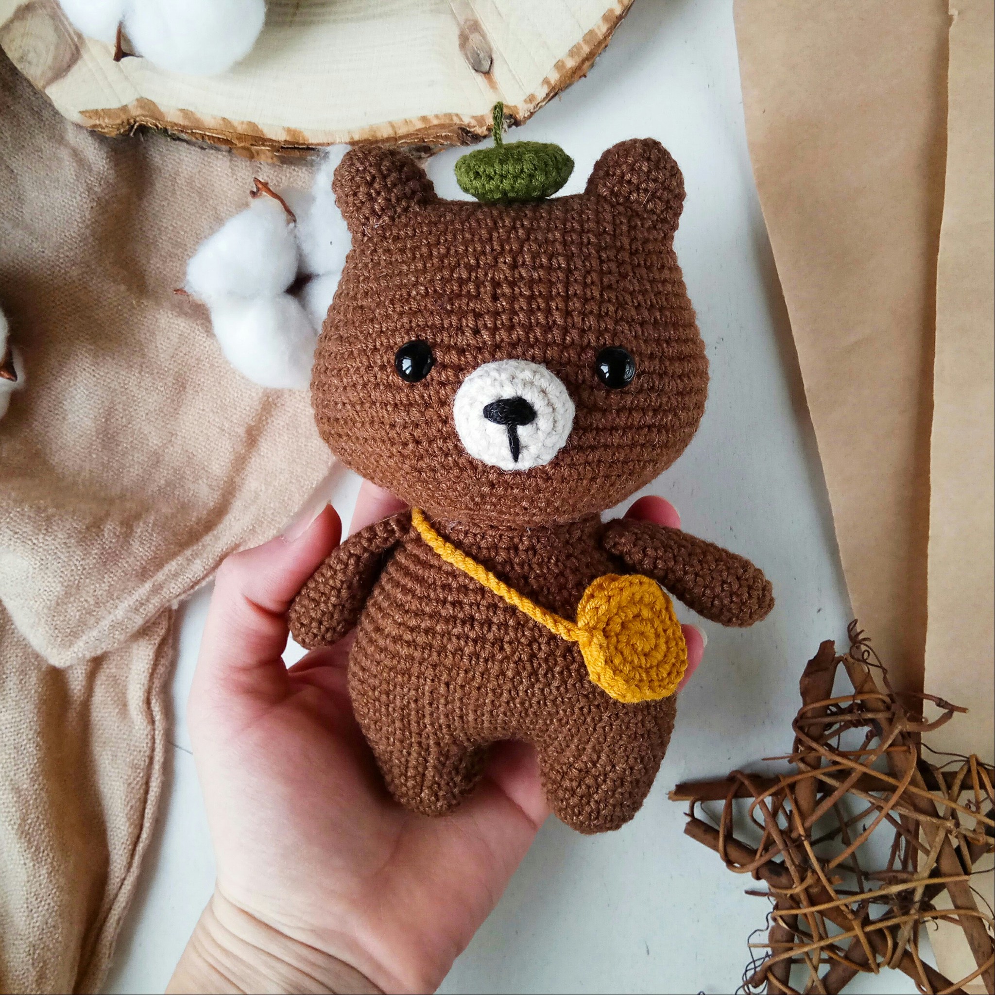 bear - My, Crochet, The Bears, Needlework without process, Amigurumi