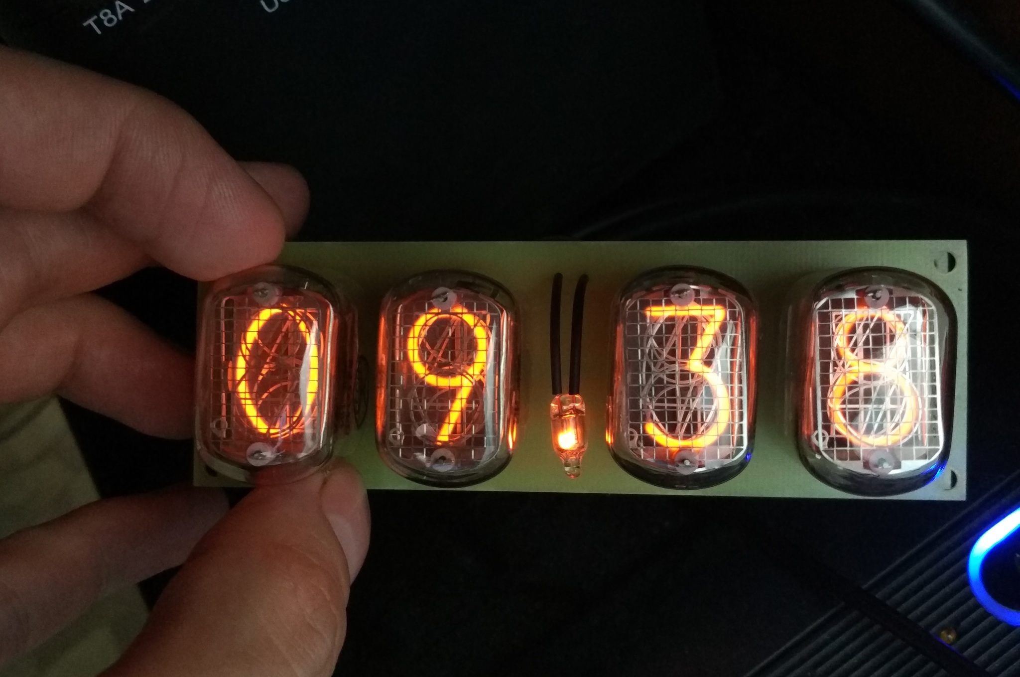 Nixie clock - My, Nixie clock, Clock, With your own hands, Longpost, Needlework with process, GIF