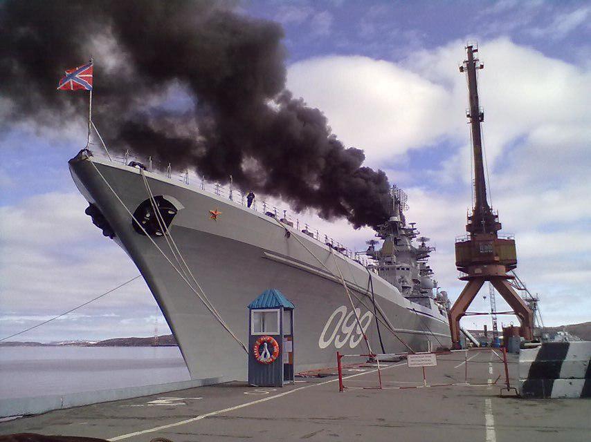 Russian warships pollute the environment - Fleet, Nuclear-powered cruiser, Tarkr Peter the Great, Radiation, Radiation contamination, Nightmare, Humor