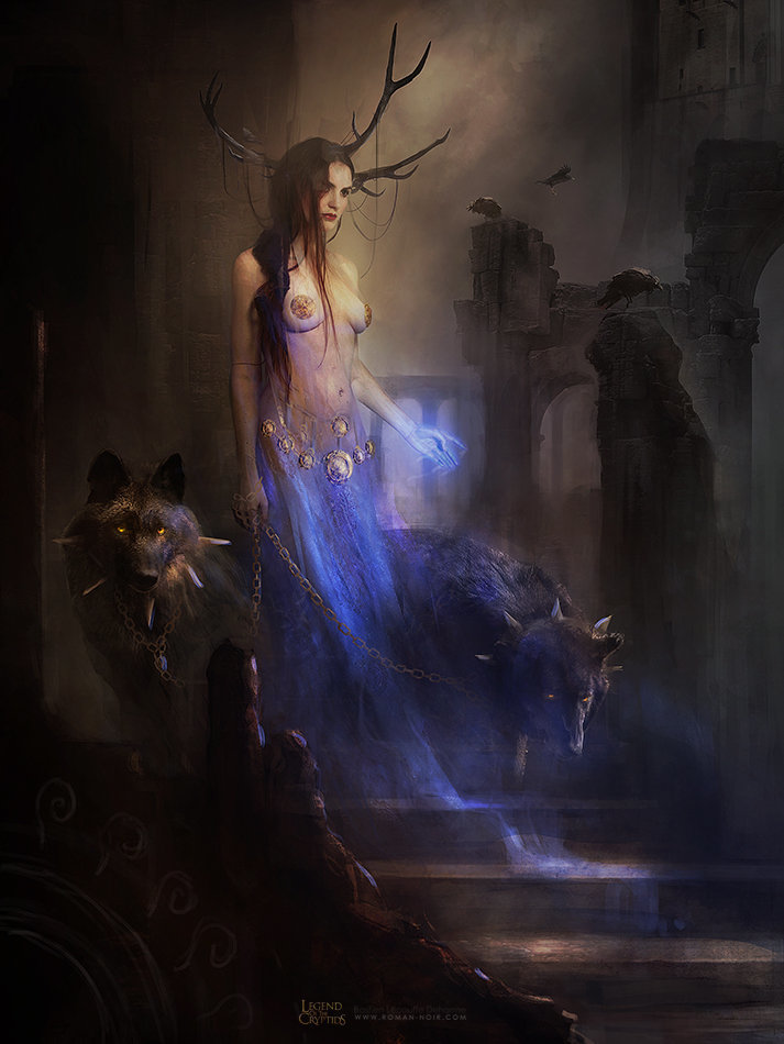 Divinity of darkness - NSFW, Art, Drawing, Games, Fantasy, Legend of the cryptids, Bastienlecouffedeharme