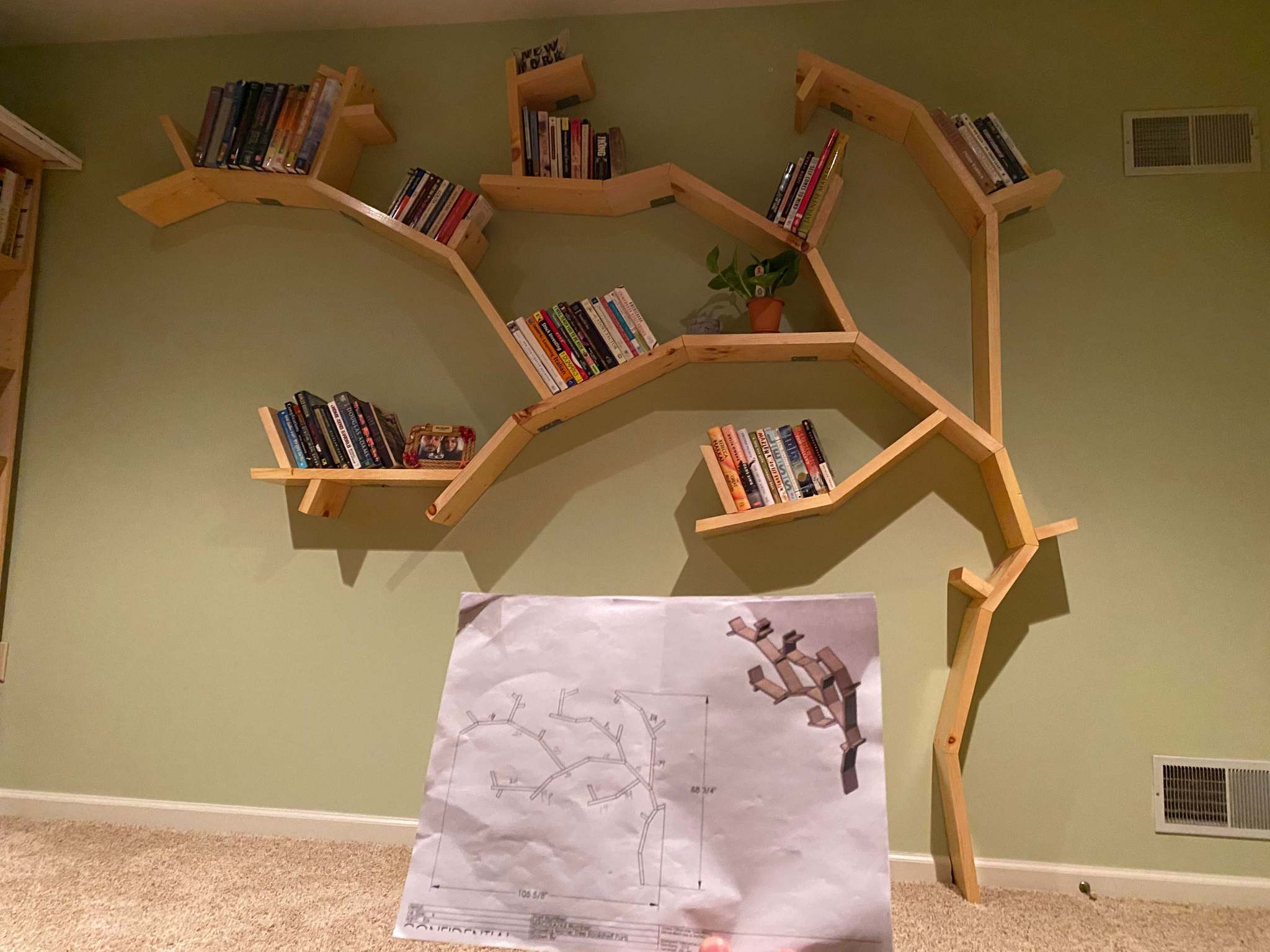 Very creative - Books, Bookshelf, Woodworking, Creative, Interior, From the network