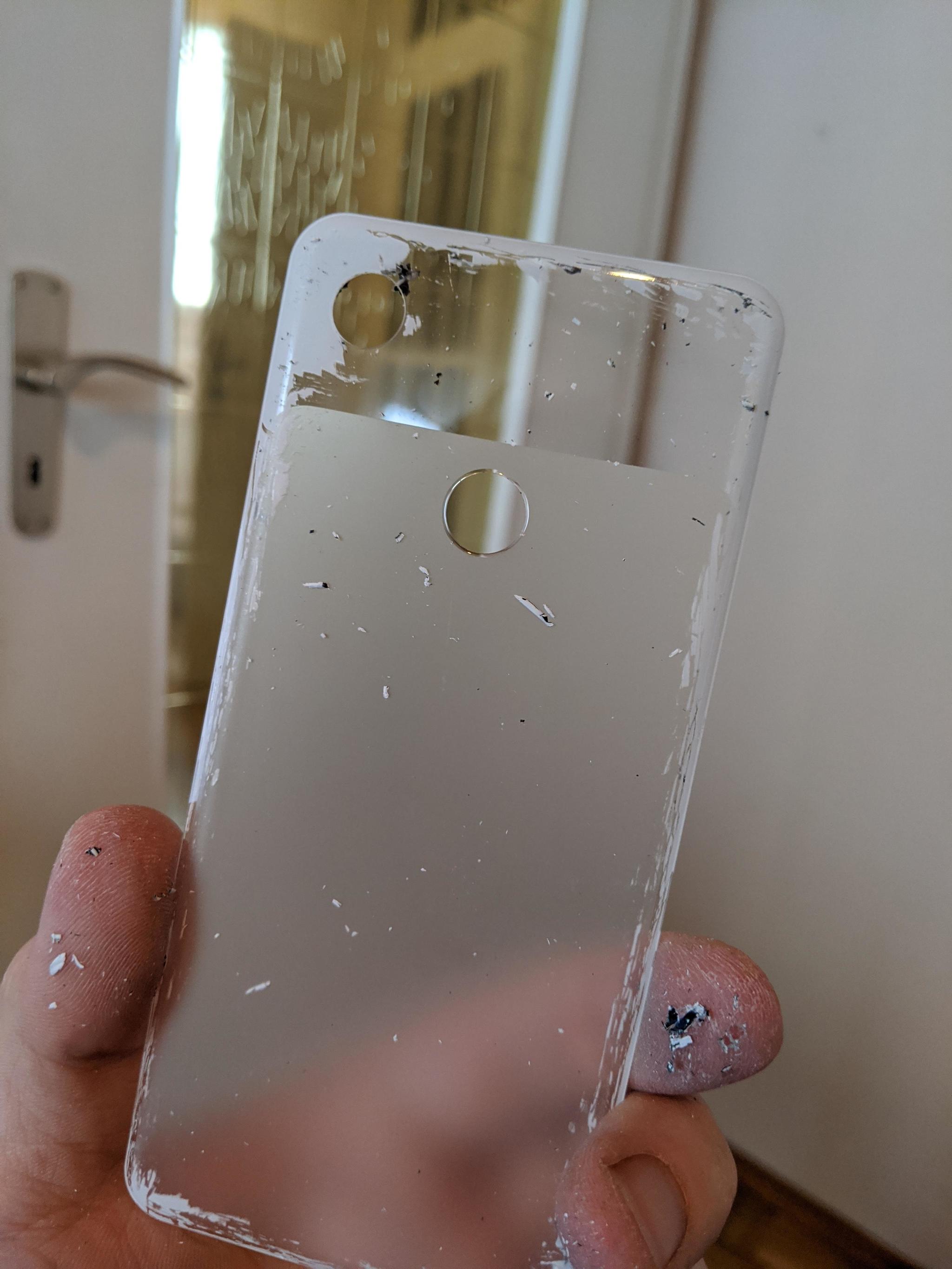 Transparent smartphone cover - Reddit, Smartphone, Paints, Transparency, Longpost