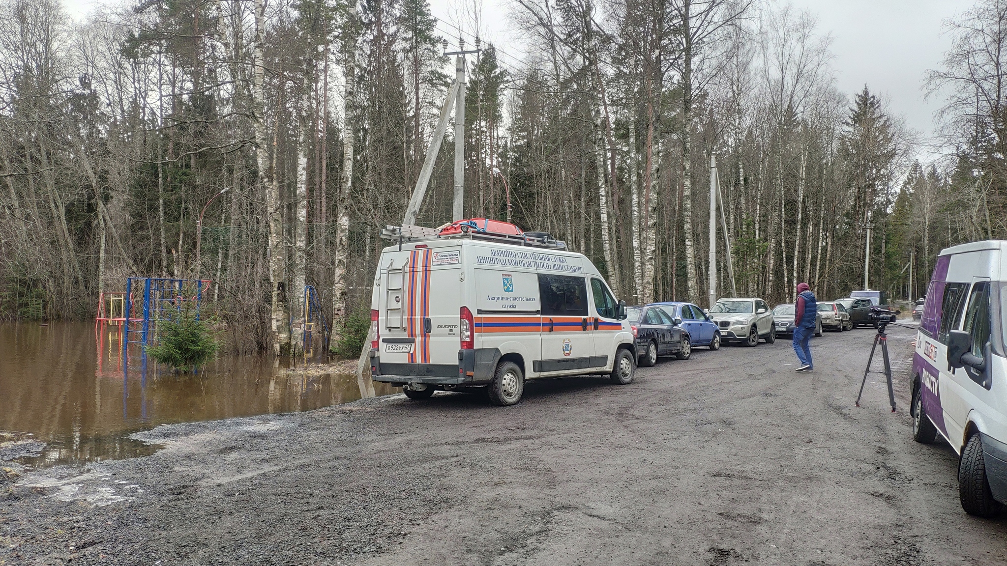 Flood in the Leningrad region near Sestroretsk - My, Incident, Flood, Ministry of Emergency Situations, news, Saint Petersburg, Leningrad region, Sestroretsk, Longpost