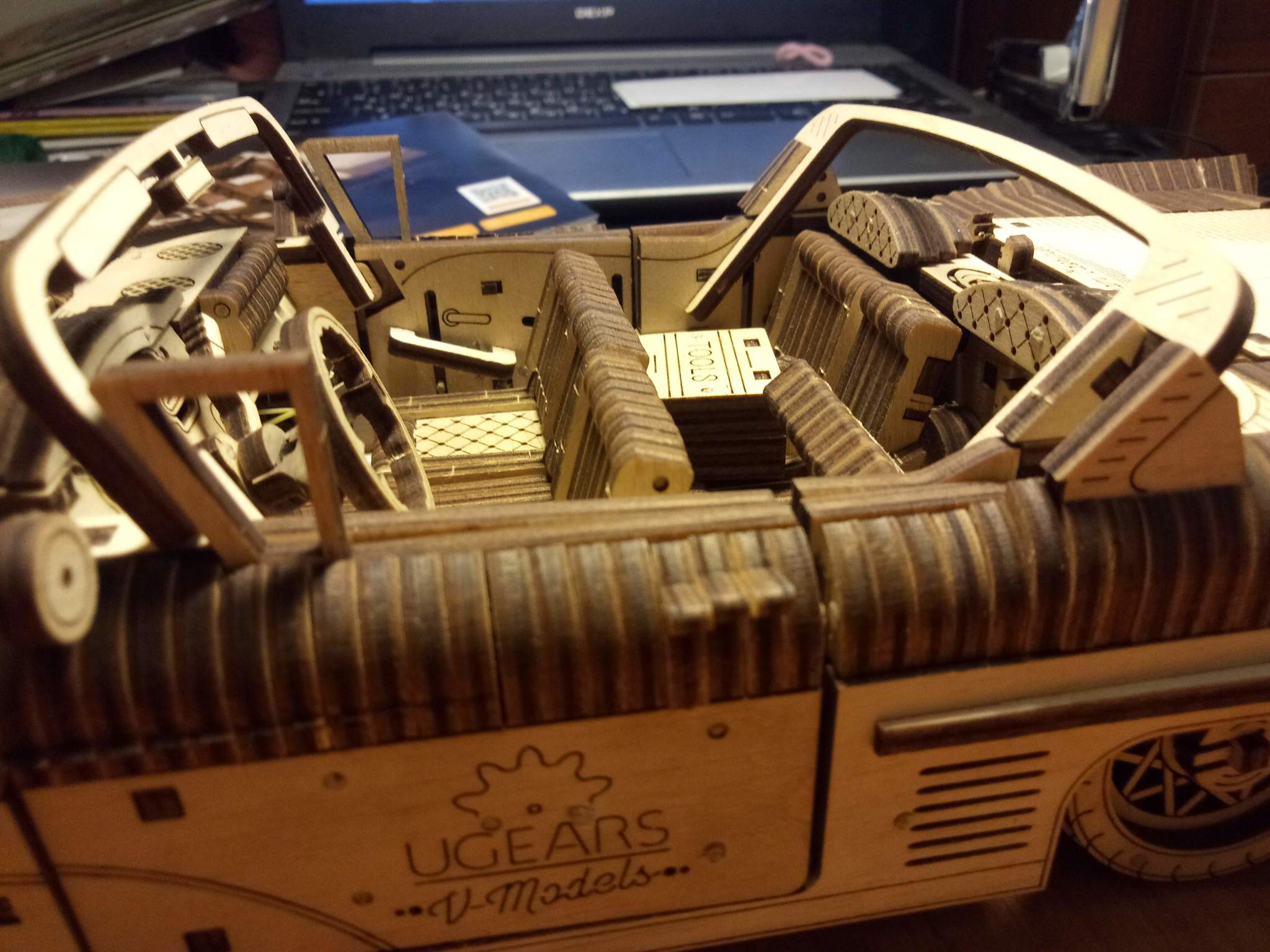 Wooden convertible. Part 2 - My, Constructor, Ugears, Longpost