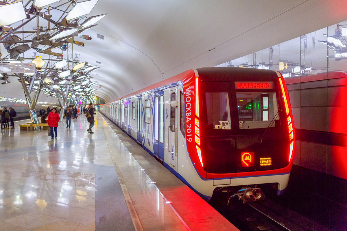 New Moscow metro train - Railway, Metro, Moscow Metro, Longpost