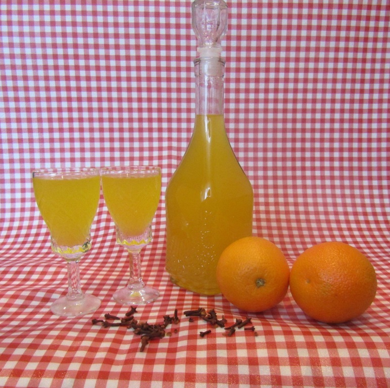 Orange clove liqueur - My, Cooking, Beverages, Liquor, Orange, Carnation, Video, Longpost