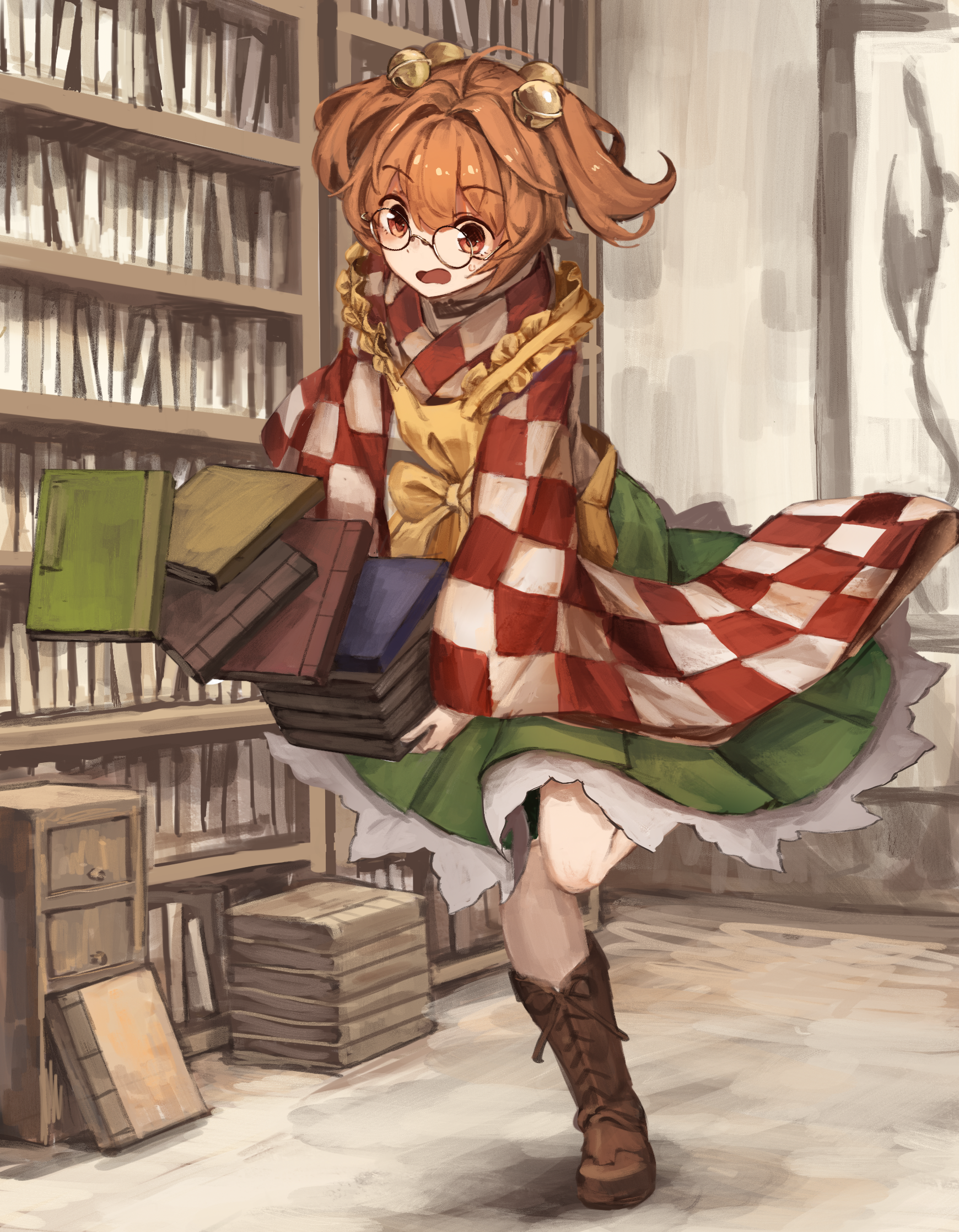 Motoori Kosuzu - Аниме, Anime Art, Touhou, Motoori Kosuzu, Yanyan