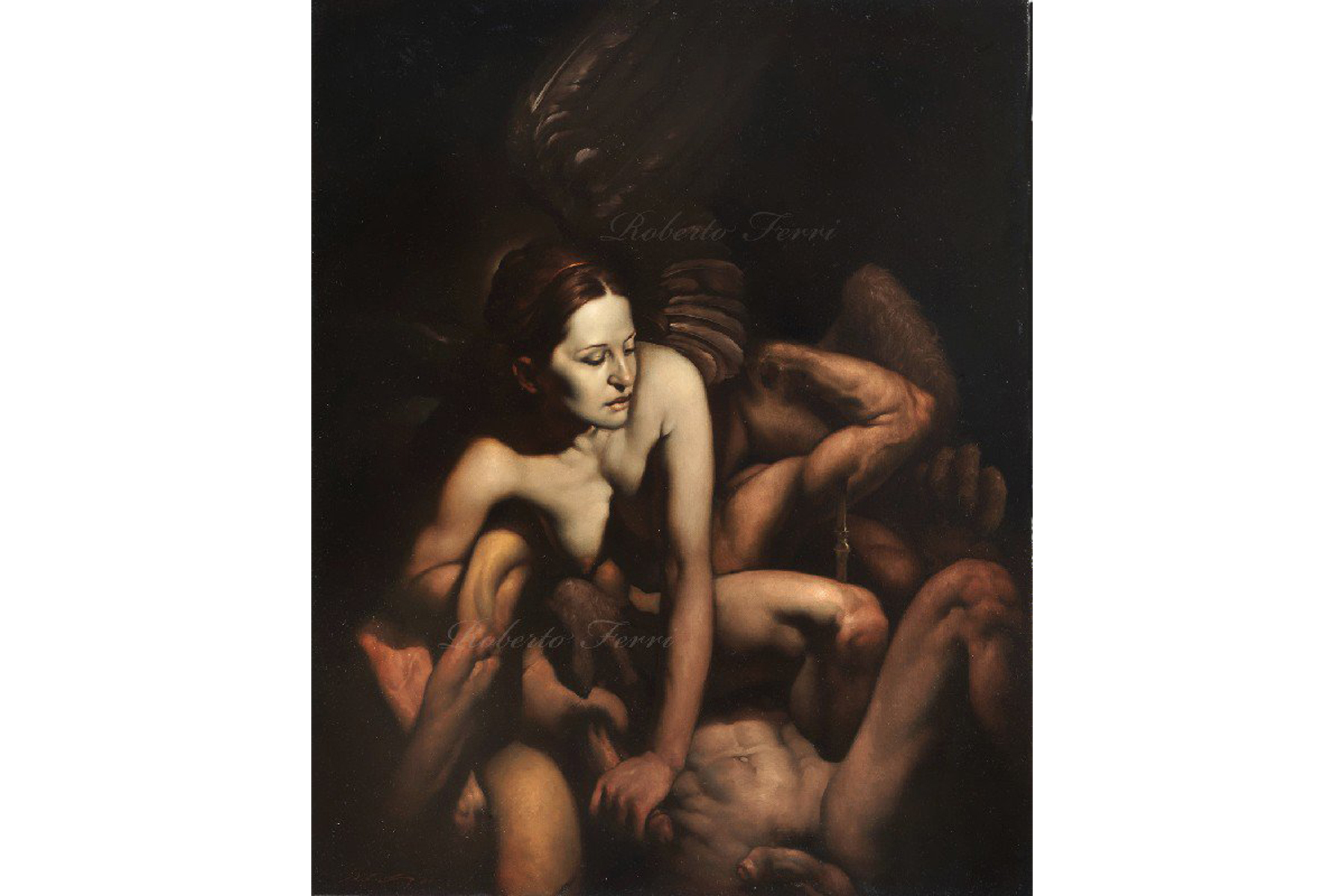 Роерто Ферри (Roberto Ferri) - NSFW, Длиннопост, Эротика, Живопись, Художник