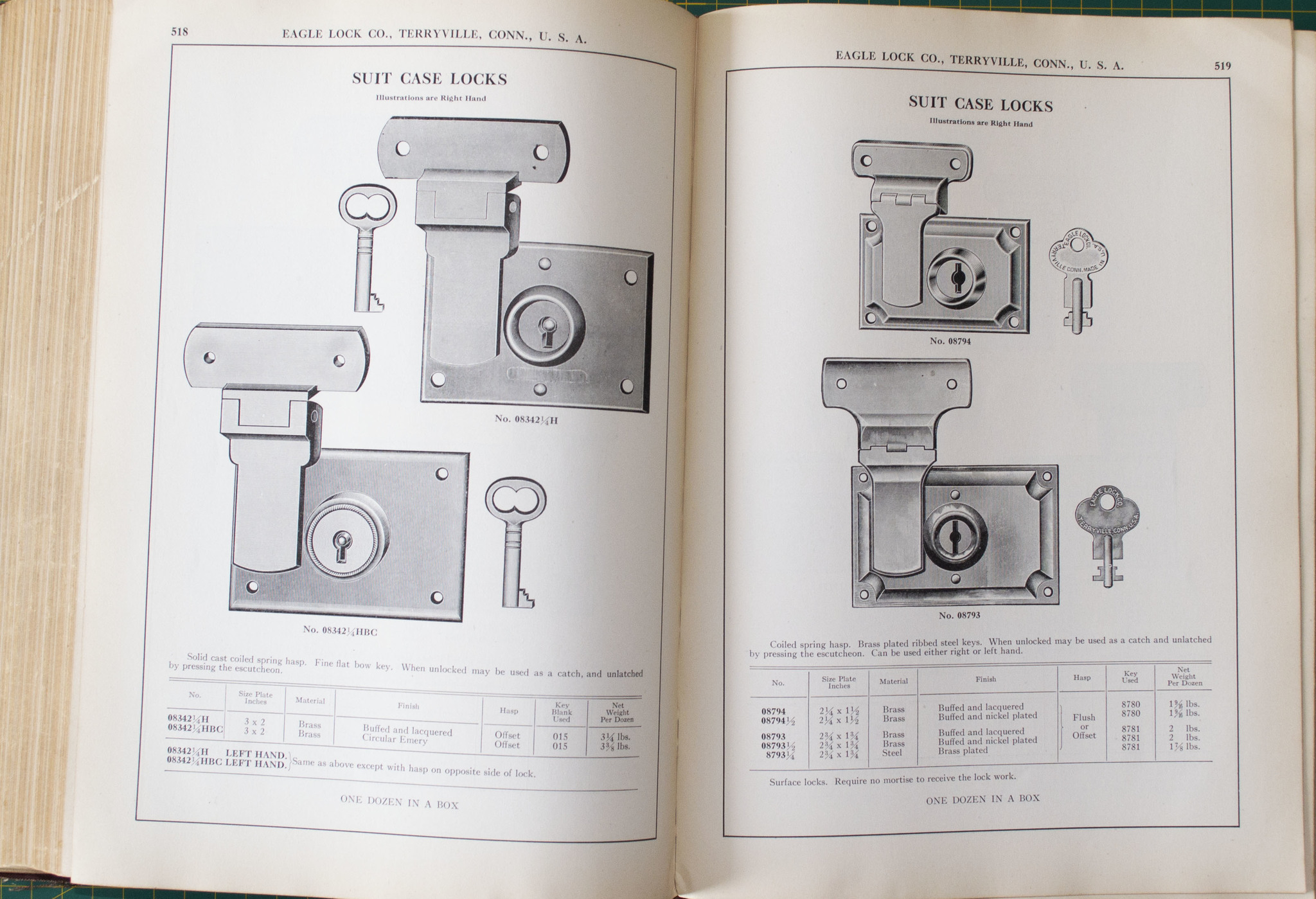 LOCK CATALOG EAGLE LOCK CO Volume 46 1930+ USA - My, Catalog, Antiques, Books, Lock, Keys, Skobyanka, Longpost