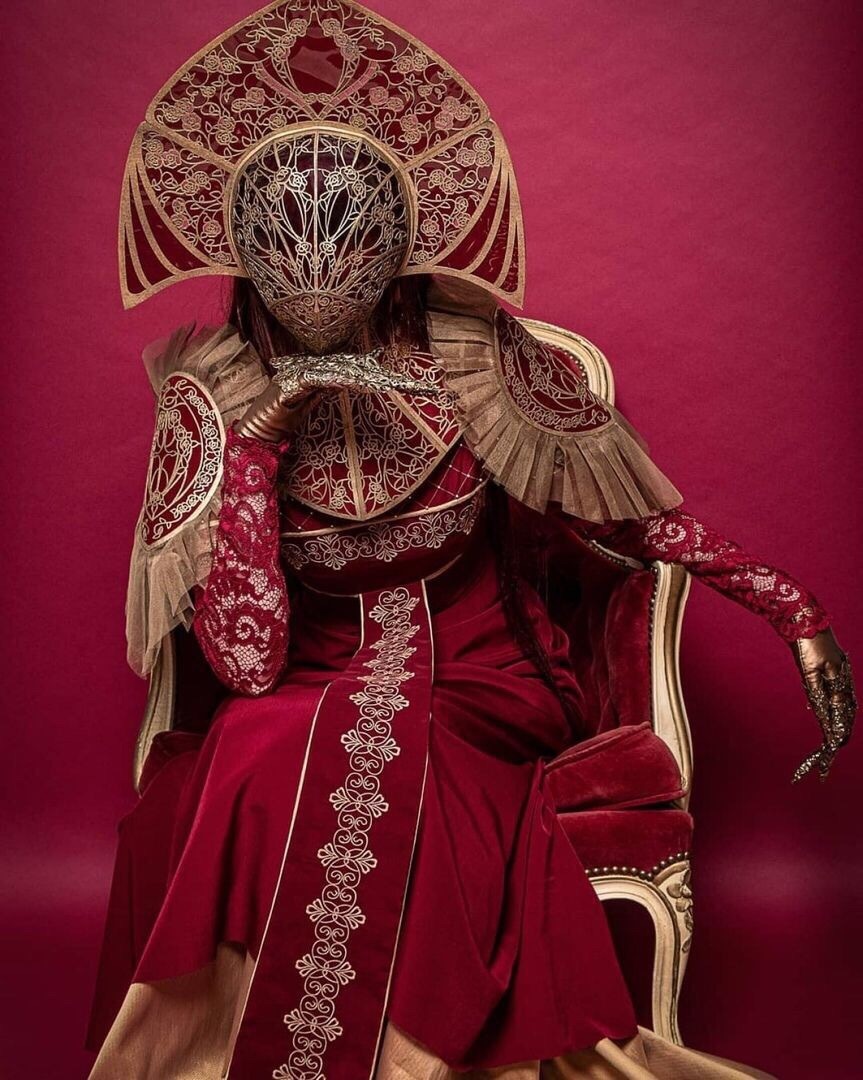 Kokoshnik of the queen of horrors - Cosplay, Kokoshnik, Longpost