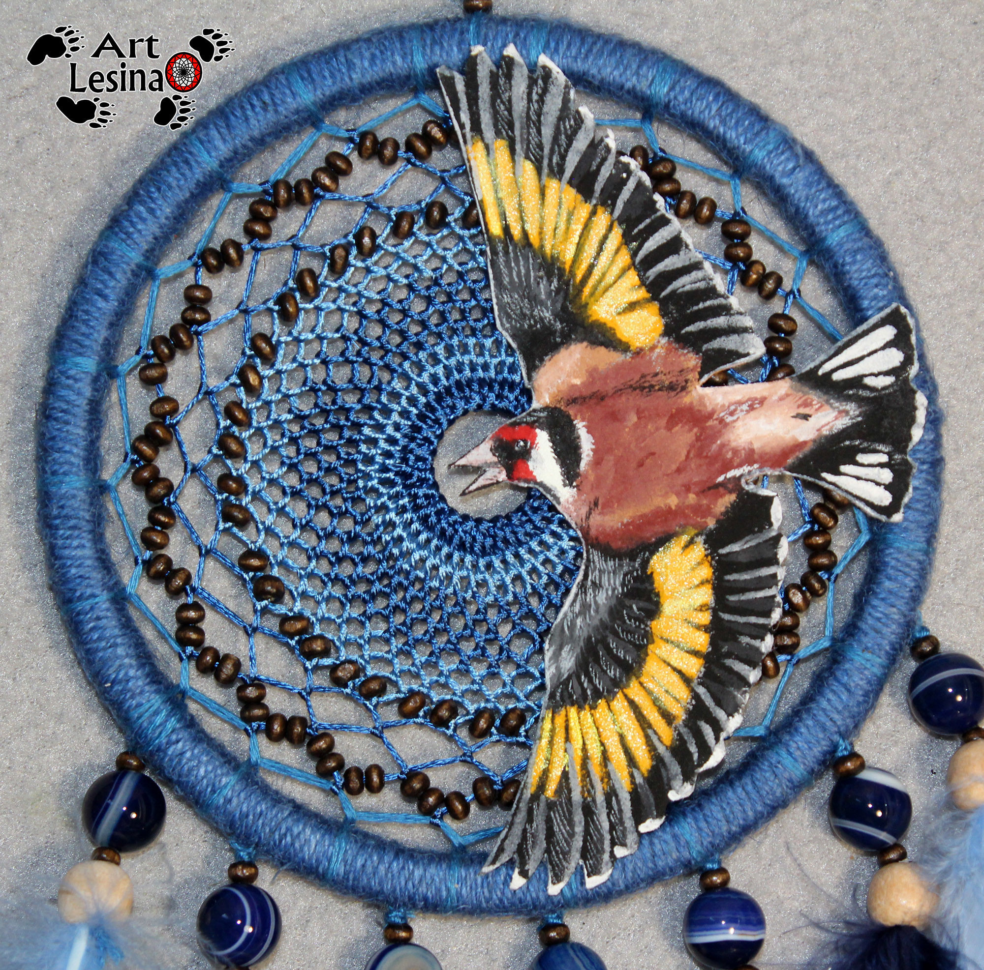 Dream catchers with birds - My, Dreamcatcher, Birds, Amulet, Needlework, Needlework without process, Longpost