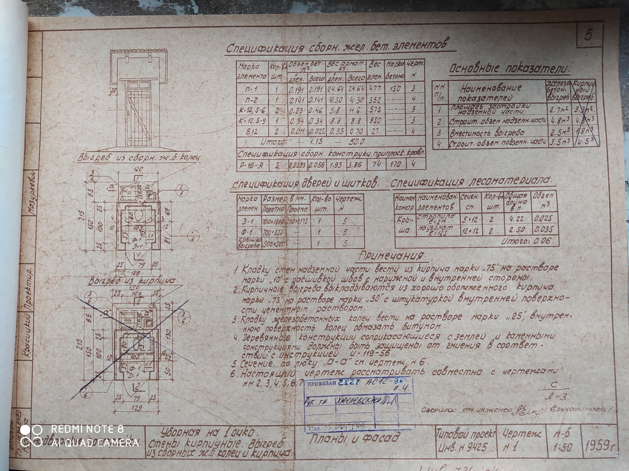 Такой вот типовой проект 1959 года - Моё, Строительство, Документы, Длиннопост, Туалет