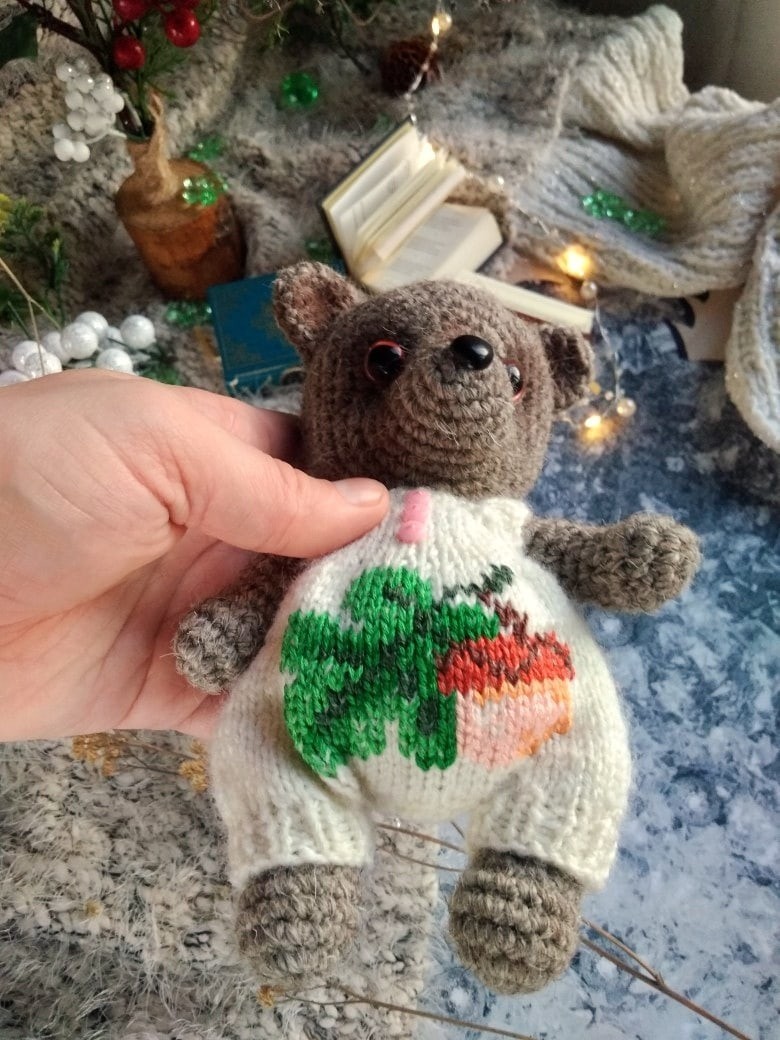 Bears from Village - My, Knitting, Knitted toys, Bears, Knitting, Crochet, Longpost, Needlework without process