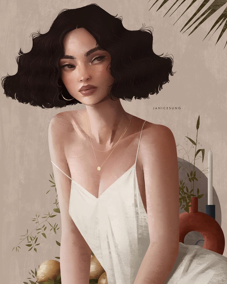 Art by Janice Sung - Art, Drawing, Girls, A selection, Longpost