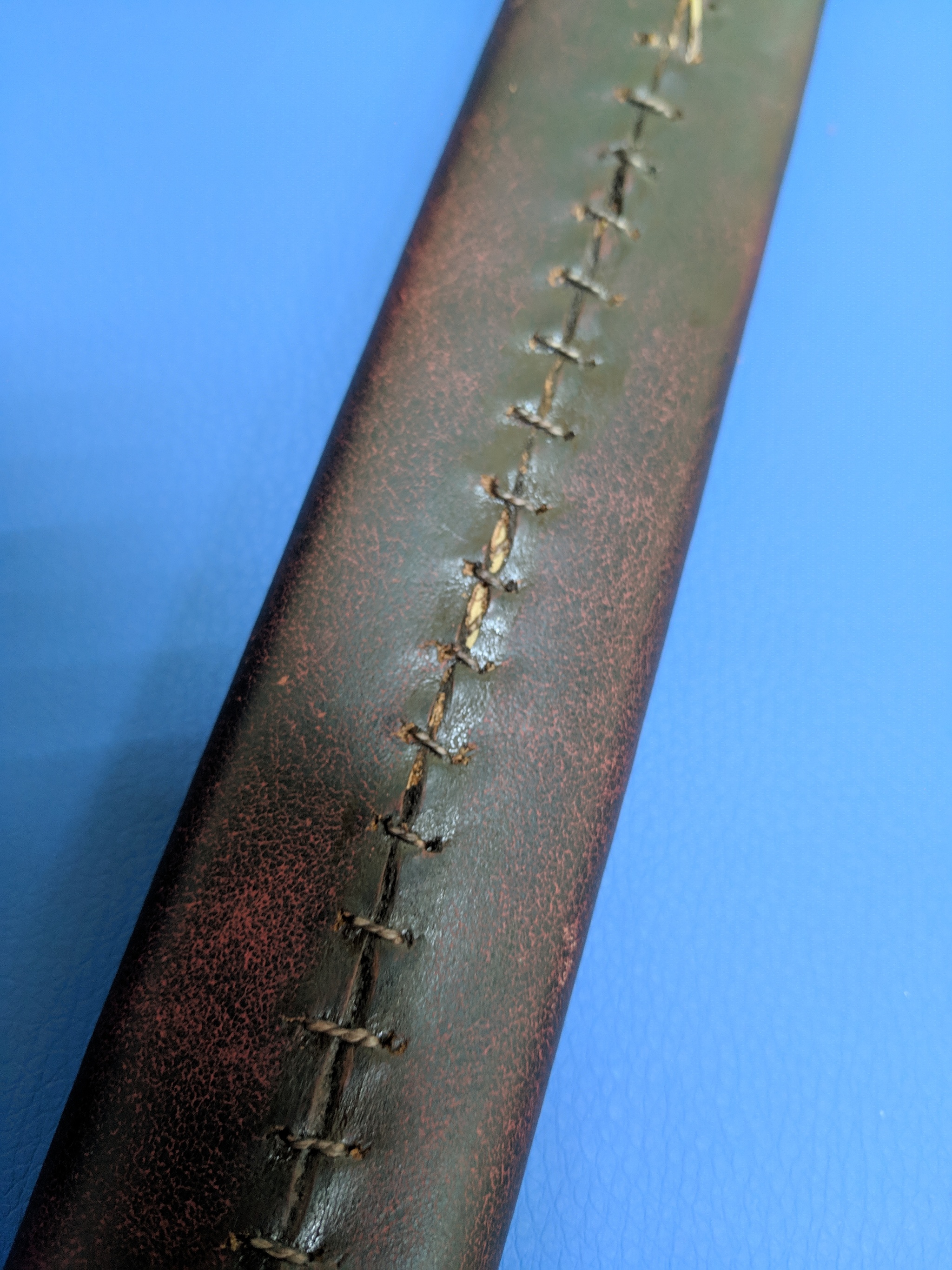 Working with leather. End of the first month of training - Leather, Rework, Master, Needlework without process, Longpost