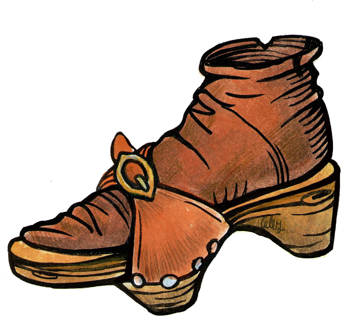 Древние обувь