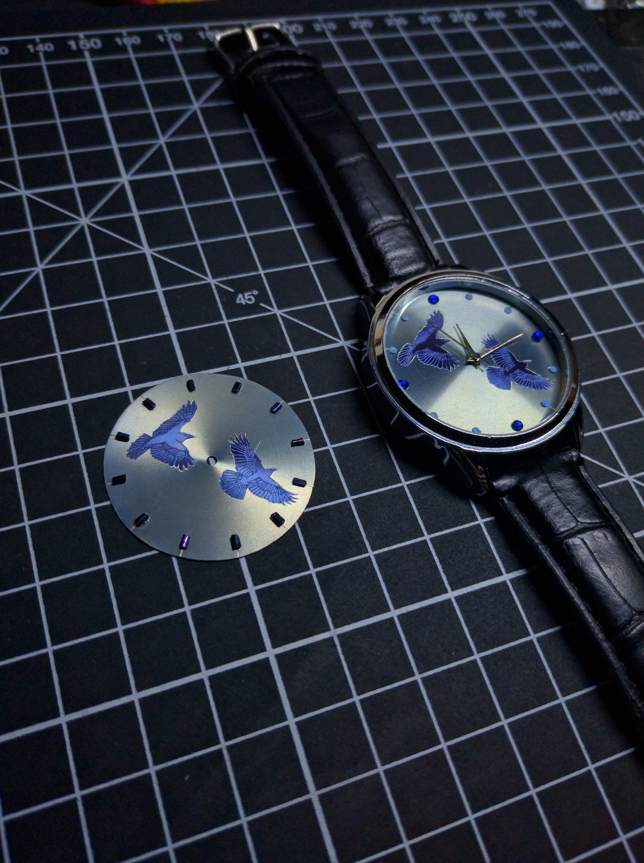 Анодирование часов. Часы из титана ss18. Самодельный корпус для часов из титана. Clock Titan. Фото клок титана 2.0
