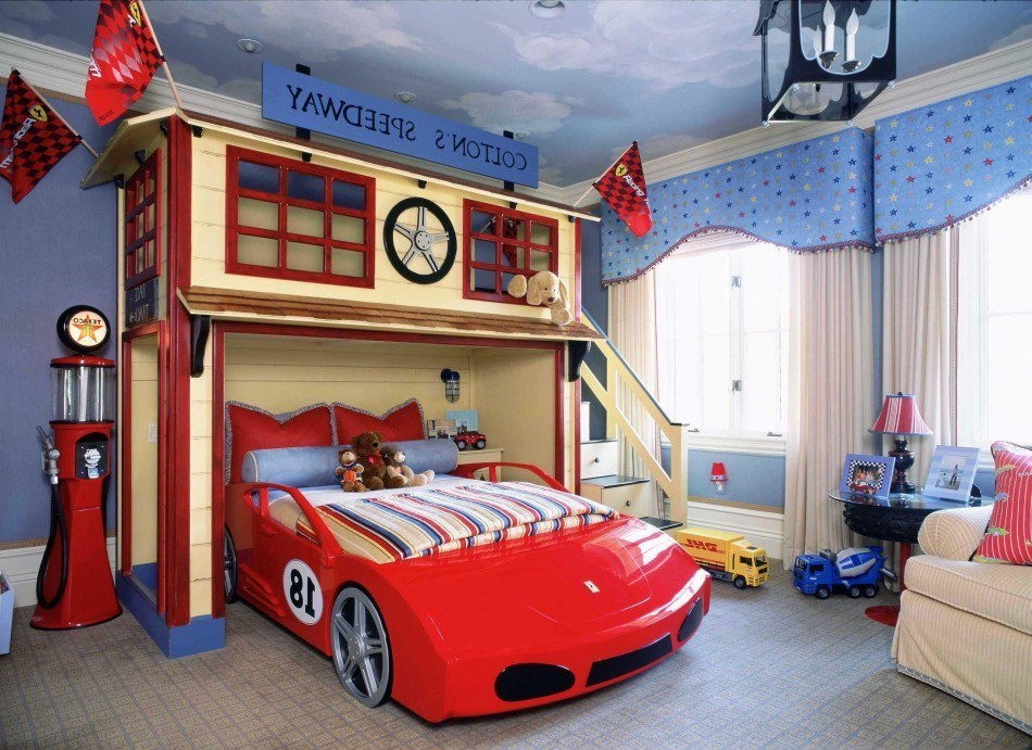 Детская комната для мальчика 4-7 лет