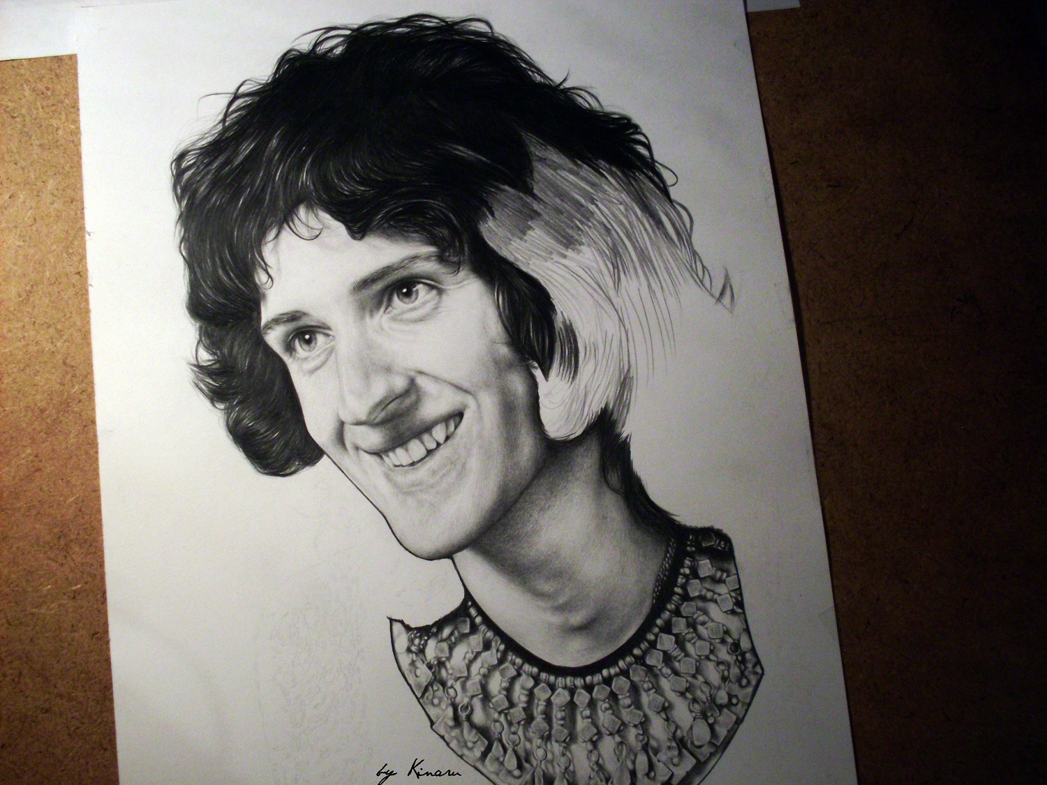 Post #7271273 - Brian May, Queen, Kinaru, Longpost, Artist, Pencil, Portrait, Art, Drawing, My