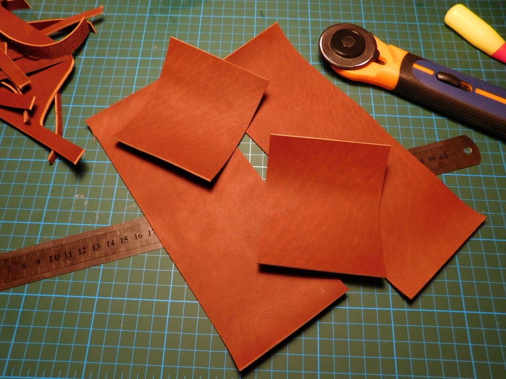 From the IT field to crafting or finding yourself. Do-it-yourself trial wallet made of genuine leather - My, Leather products, With your own hands, Handmade, Wallet, Longpost