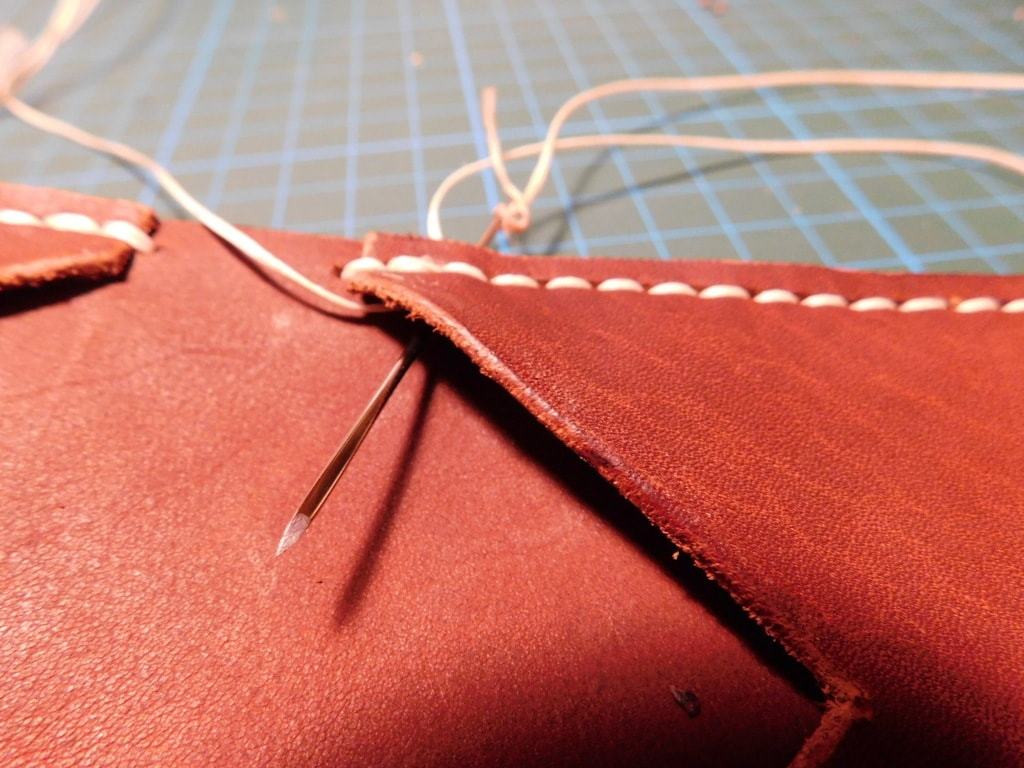 From the IT field to crafting or finding yourself. Do-it-yourself trial wallet made of genuine leather - My, Leather products, With your own hands, Handmade, Wallet, Longpost