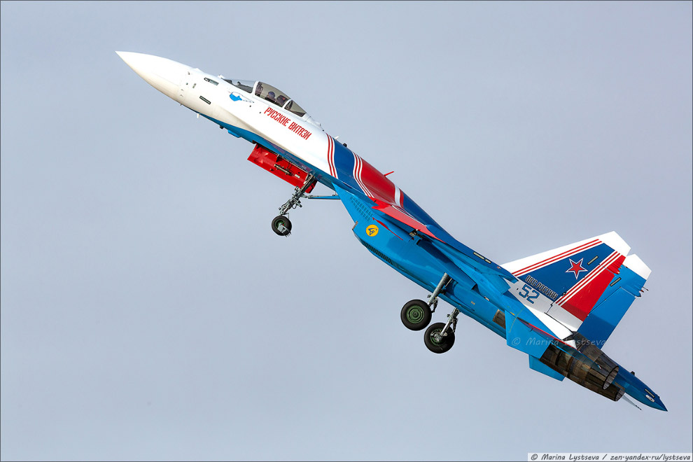 “Russian Knights” on the new Su-35S in Kubinka - Fighter, Airplane, Army, Russia, Drying, Longpost